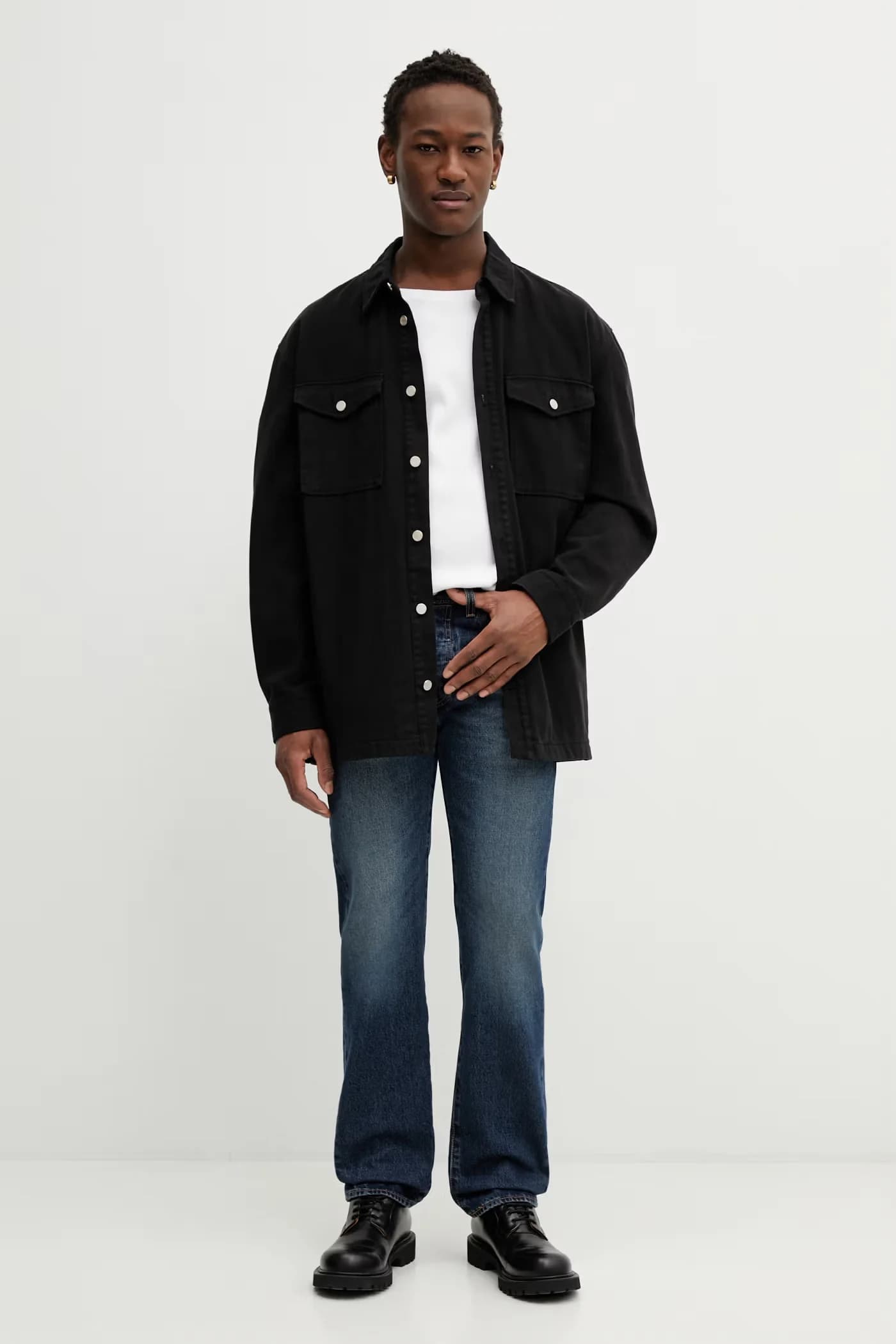 501® джинсы LEVIS®ORIGINAL FIT военно-морской для мужчин - фото 2