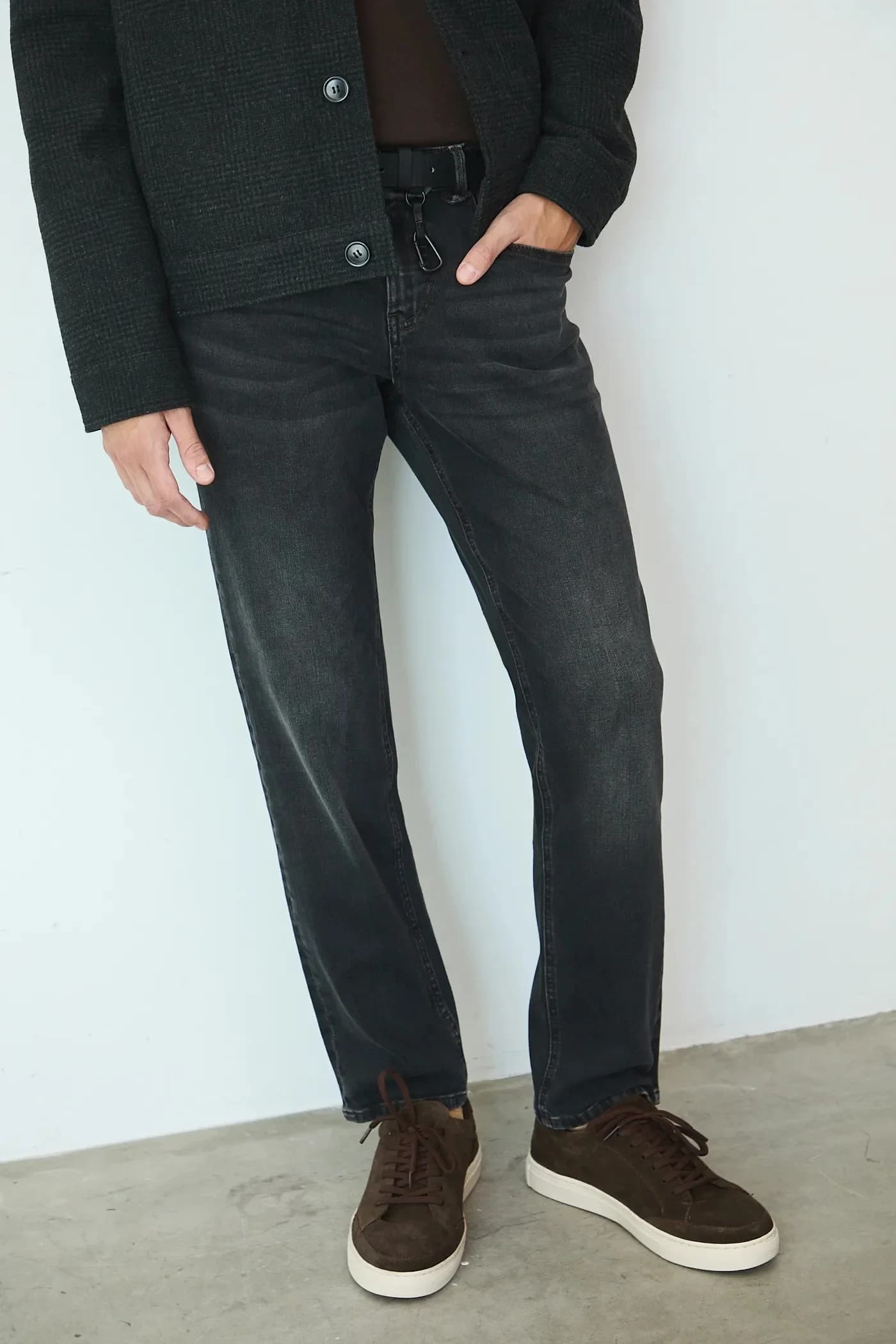 Джинсы черные для мужчин