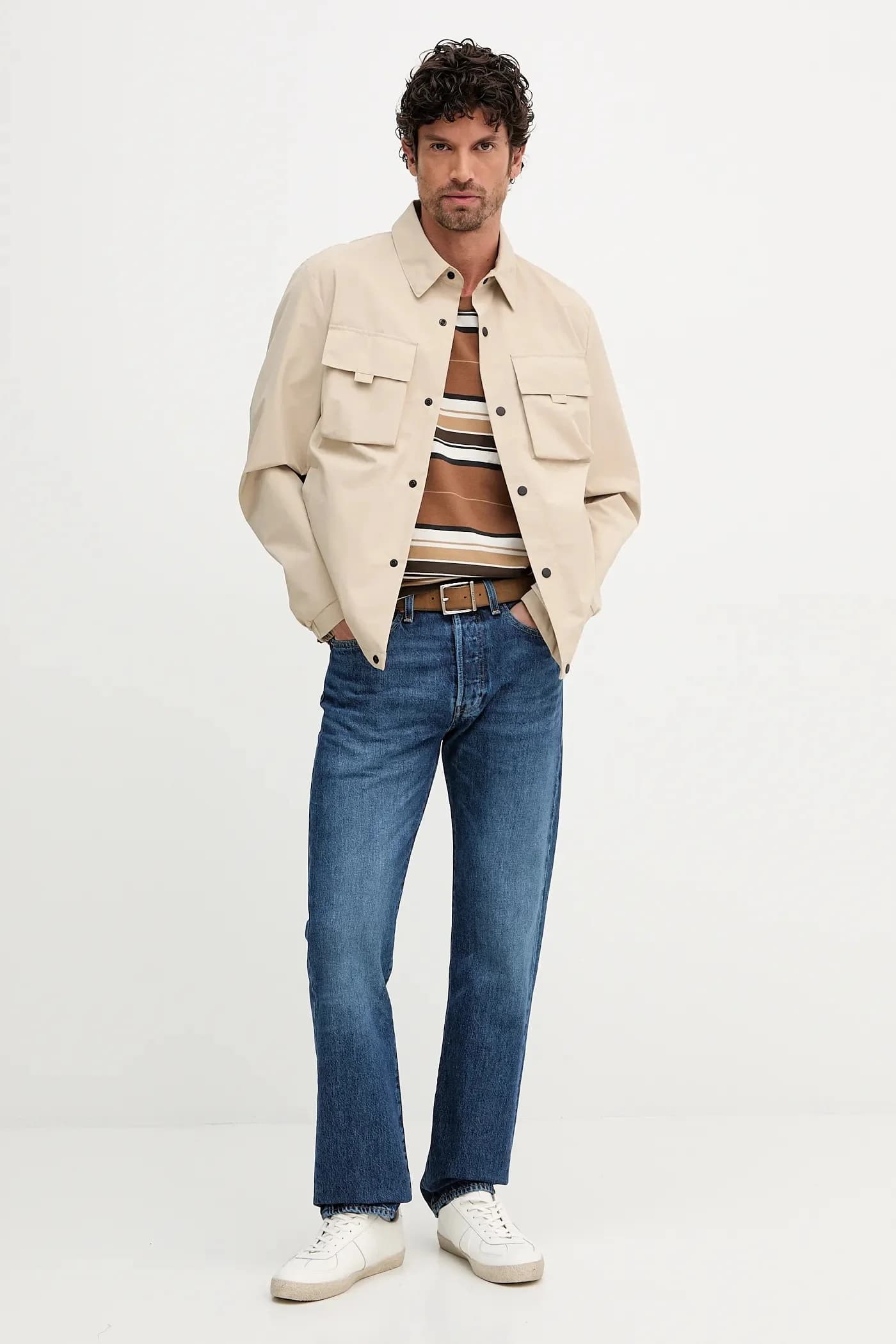 Джинсы 501® LEVIS®ORIGINAL FIT из хлопка - фото 2
