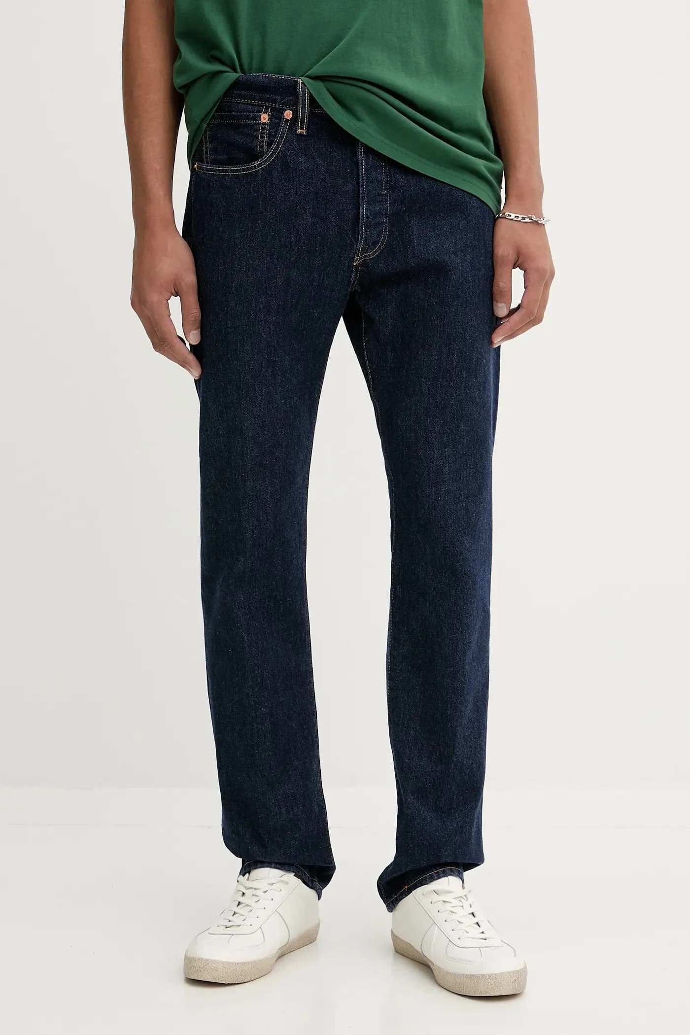 501® джинсы LEVIS®ORIGINAL FIT военно-морской для мужчин - фото 1