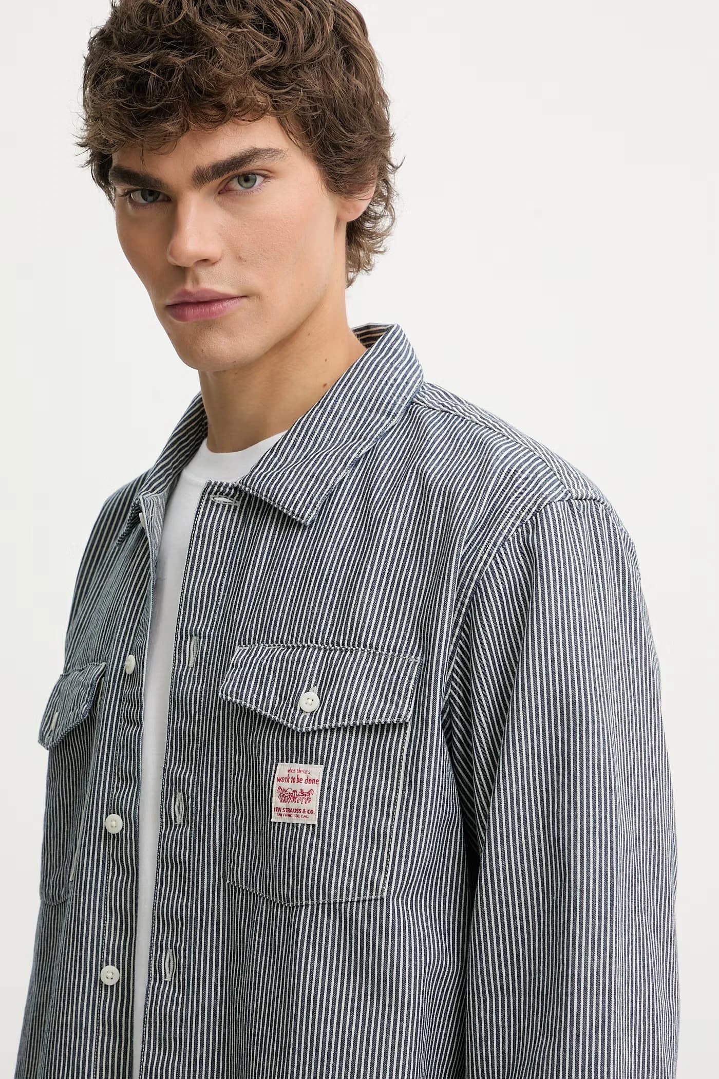 Хлопковая рубашка - фото 4