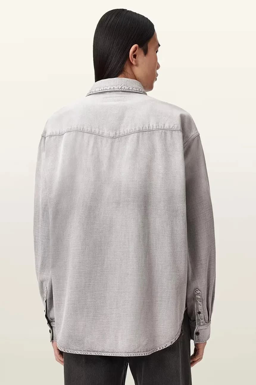 джинсовая рубашка AL - фото 2