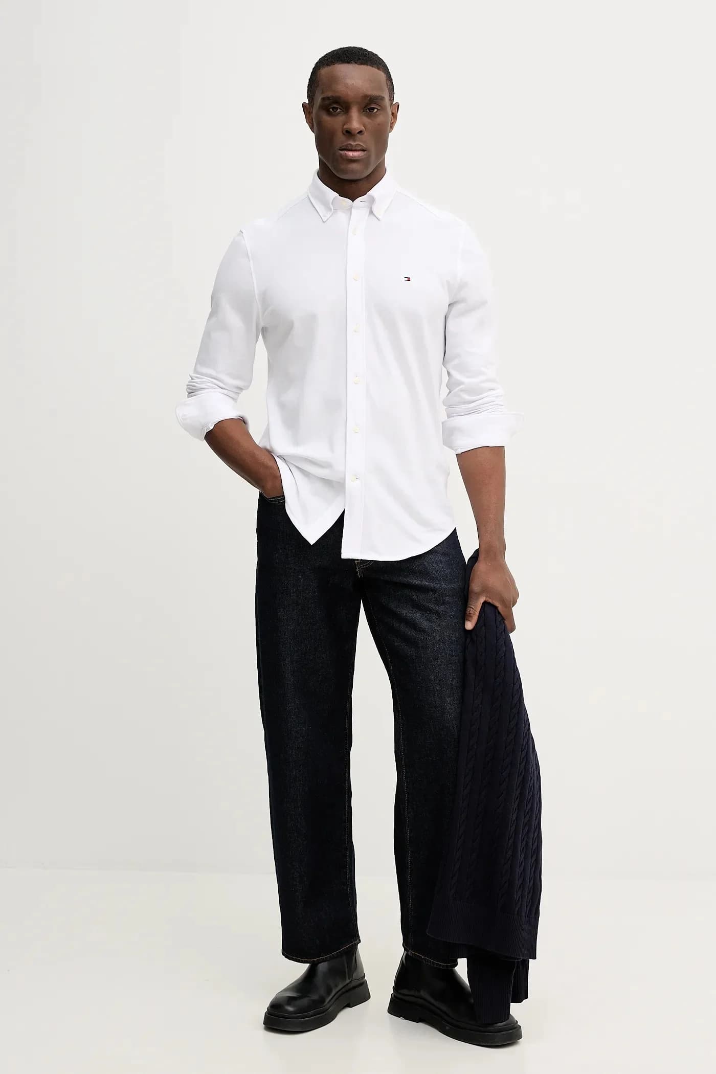 Хлопковая рубашка - фото 2