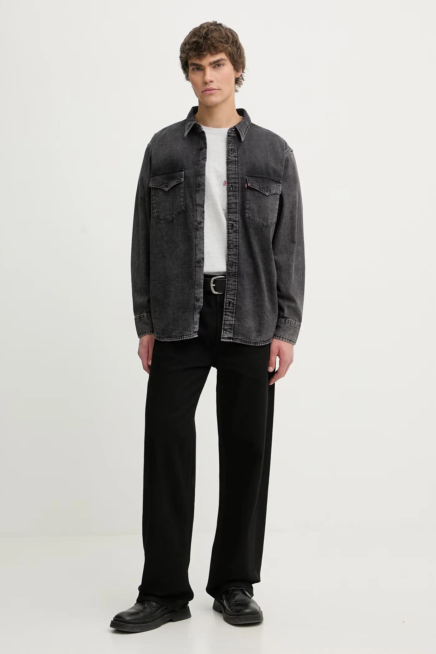 Джинсовая рубашка - фото 2