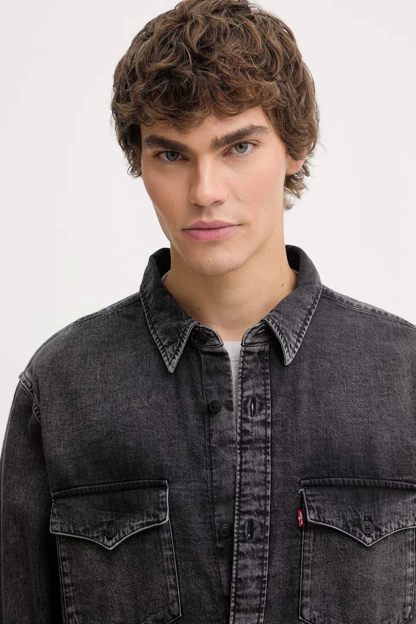 Джинсовая рубашка - фото 4