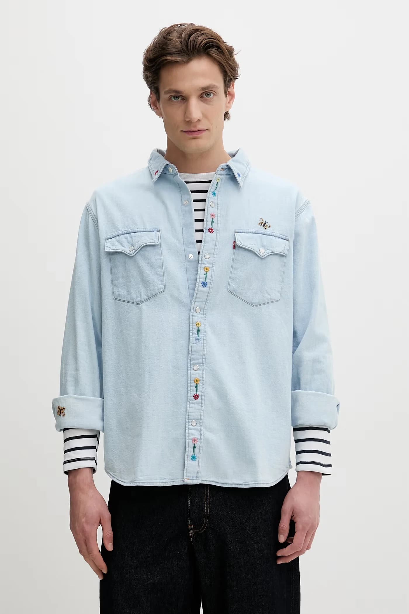 Джинсовая рубашка