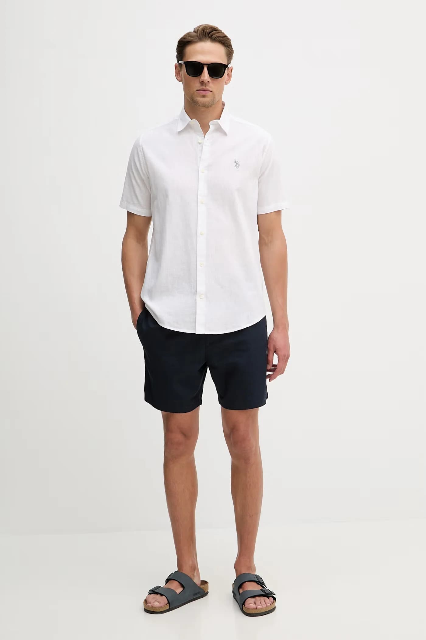 Детская рубашка из льна LINEN BLEND SS - фото 2