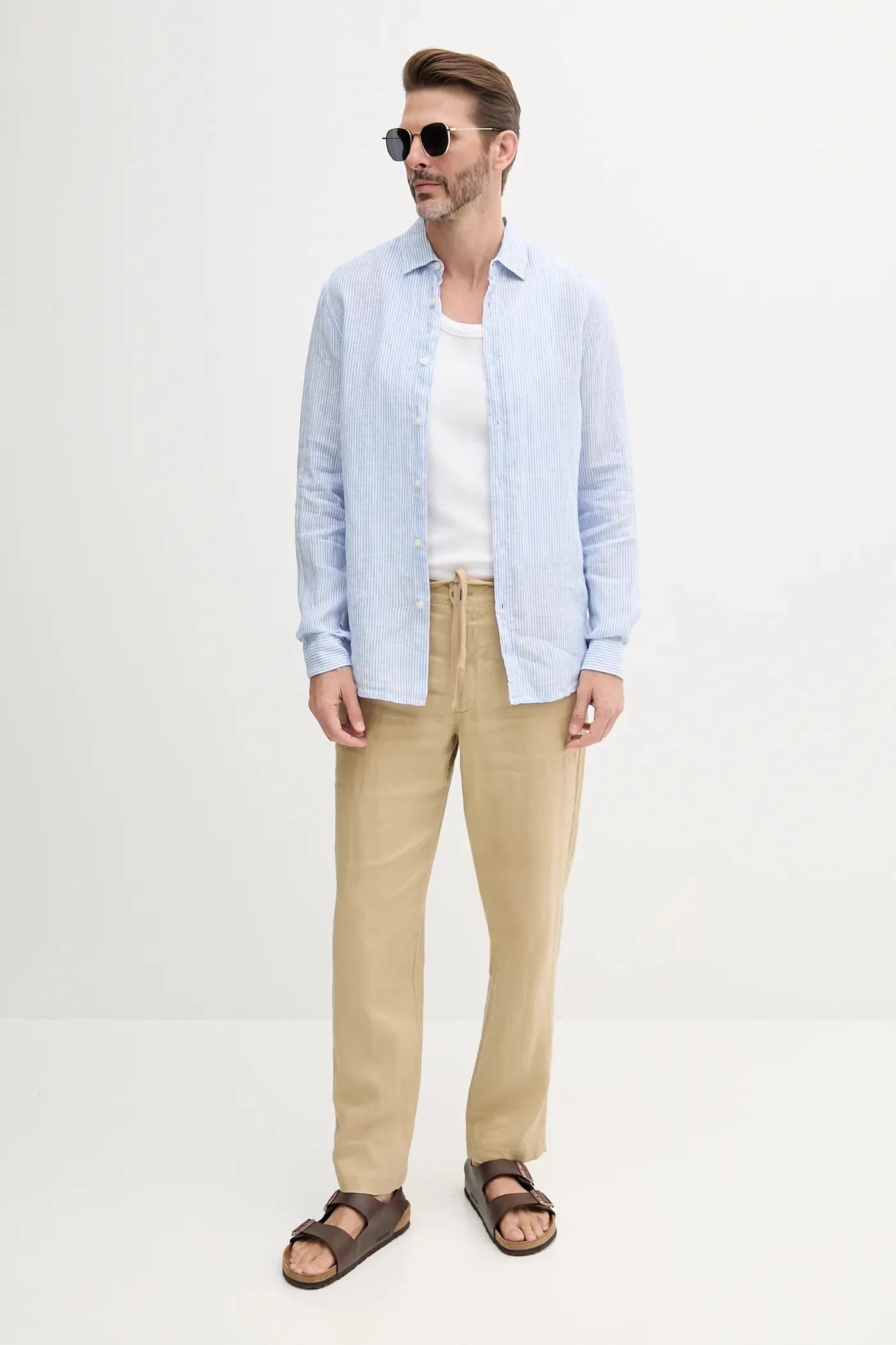 Льняная рубашка - фото 2