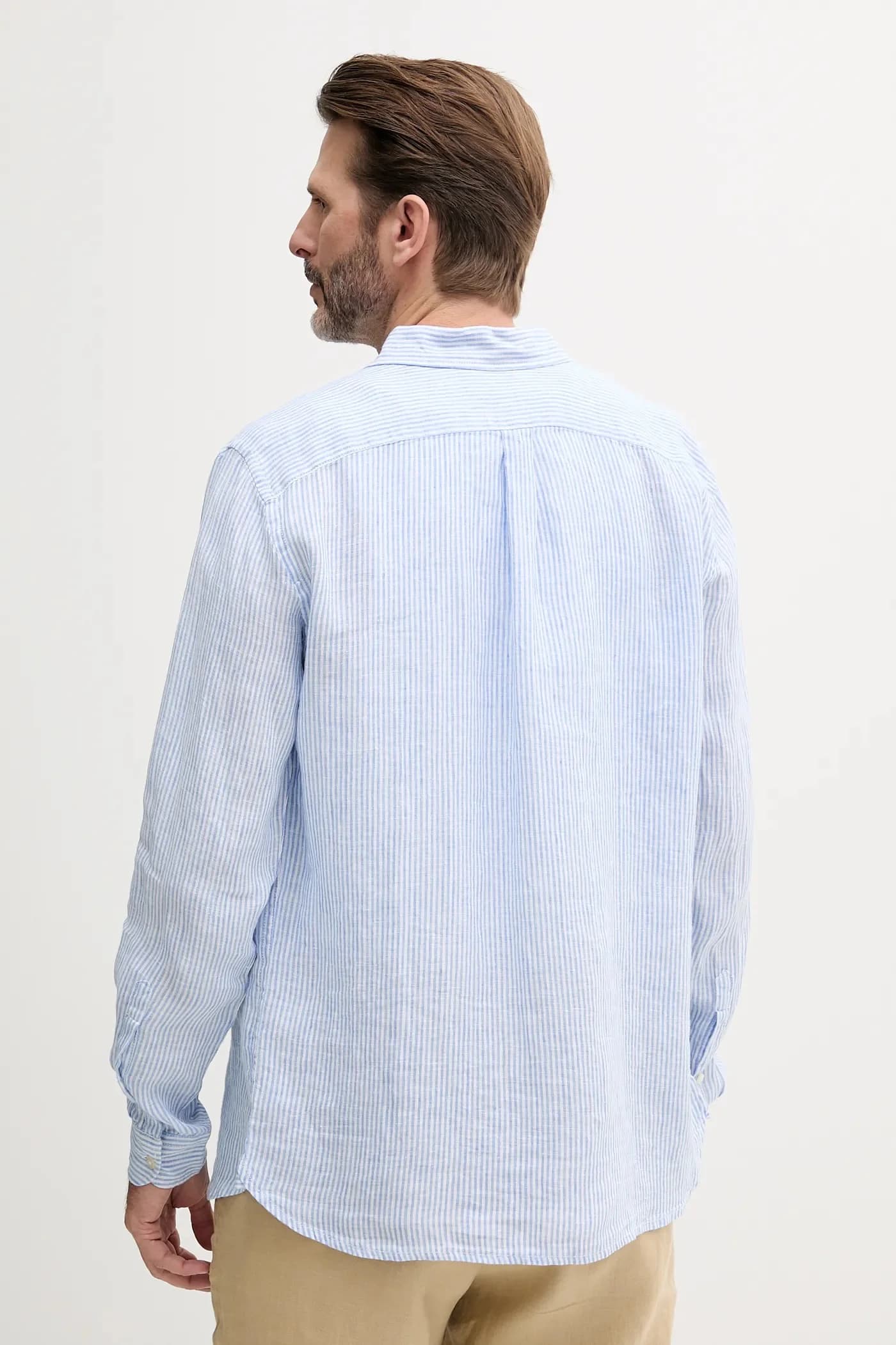 Льняная рубашка - фото 3