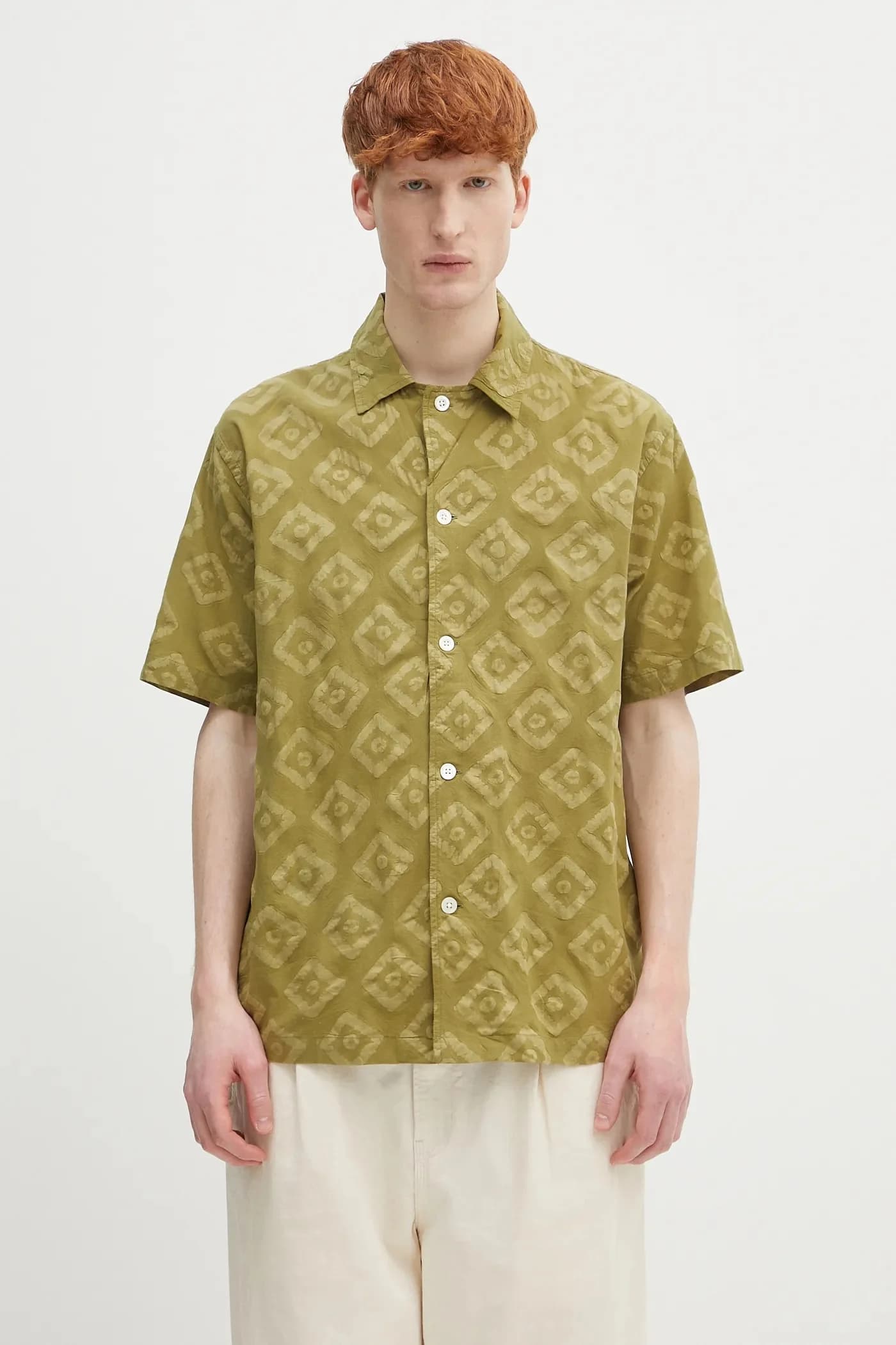 Хлопковая рубашка Mads Batik SS Рубашка - фото 1