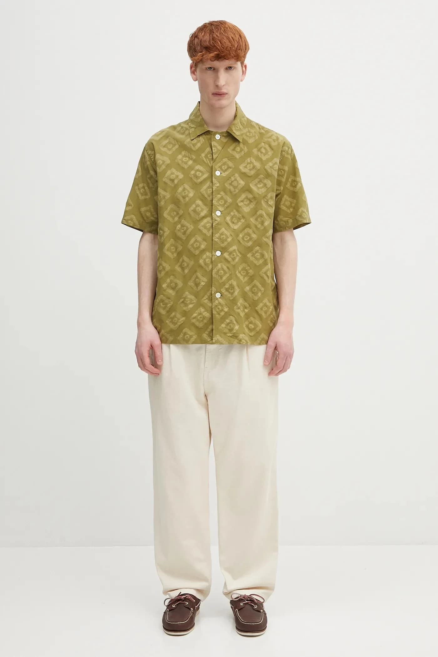 Хлопковая рубашка Mads Batik SS Рубашка - фото 5