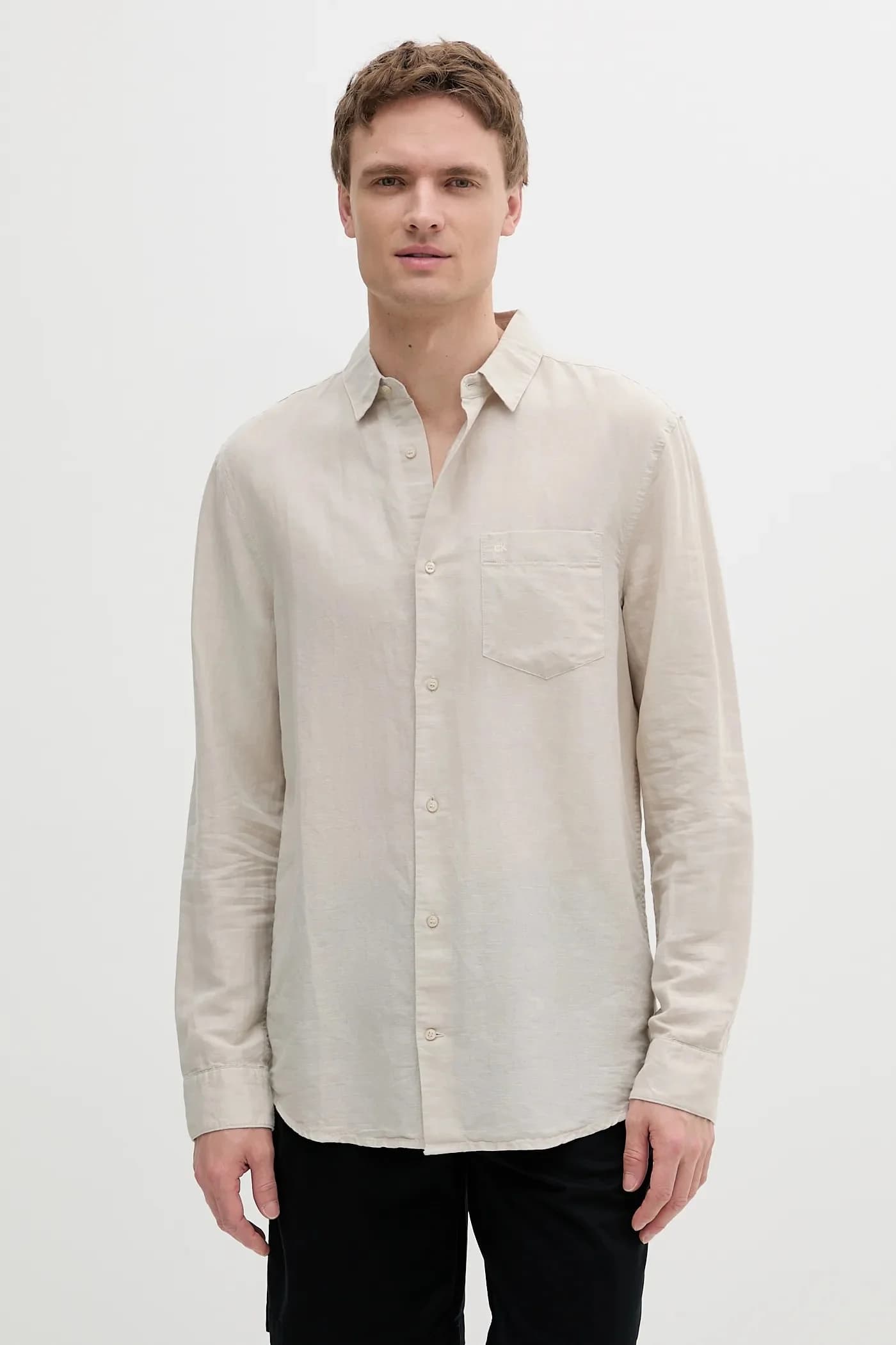 Льняная рубашка