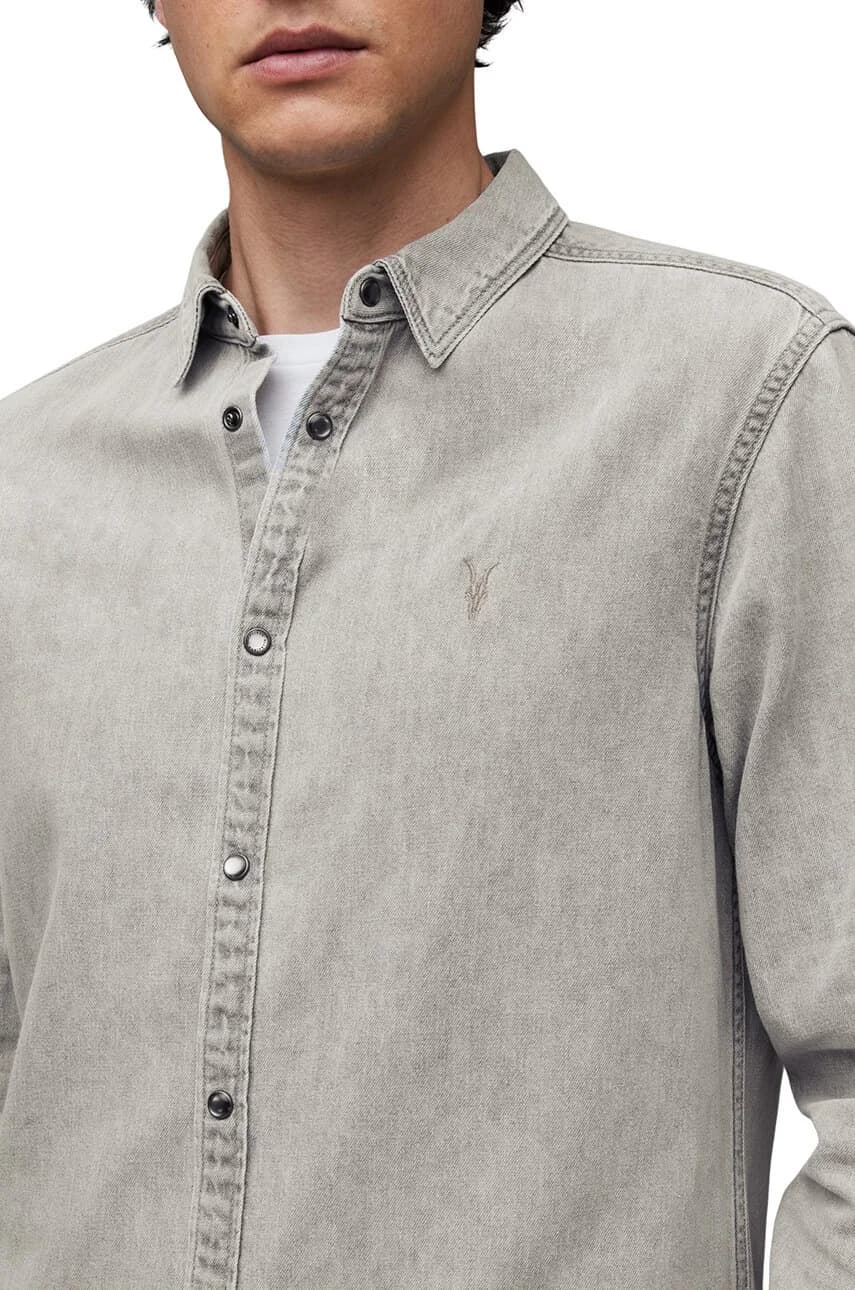 джинсовая рубашка GLEASON LS SHIRT - фото 2