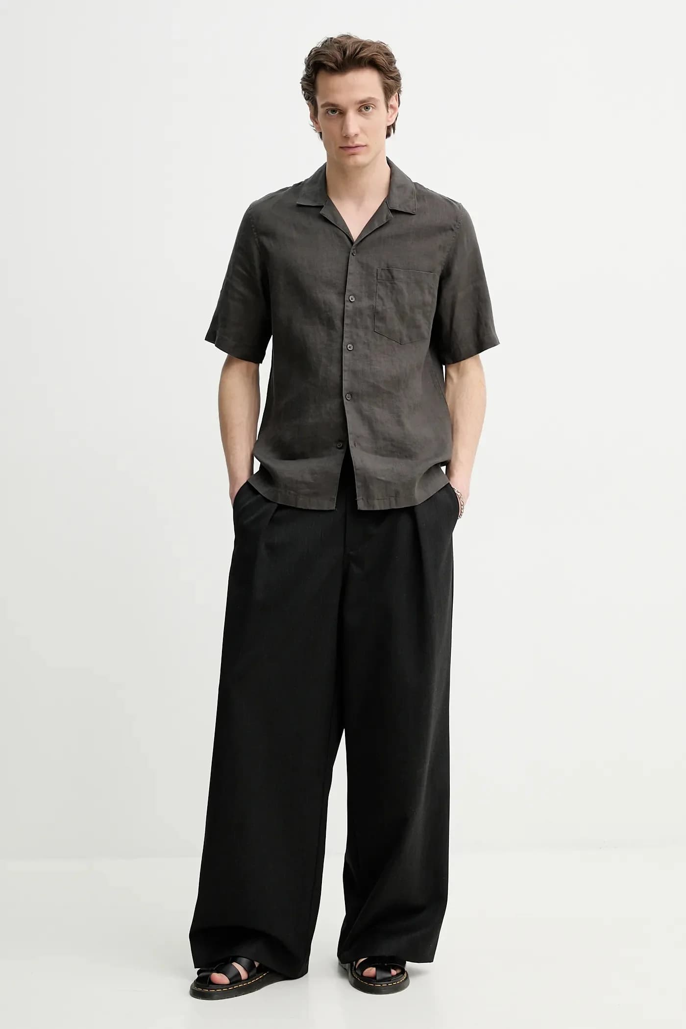 льняная рубашка OSCAR - фото 2