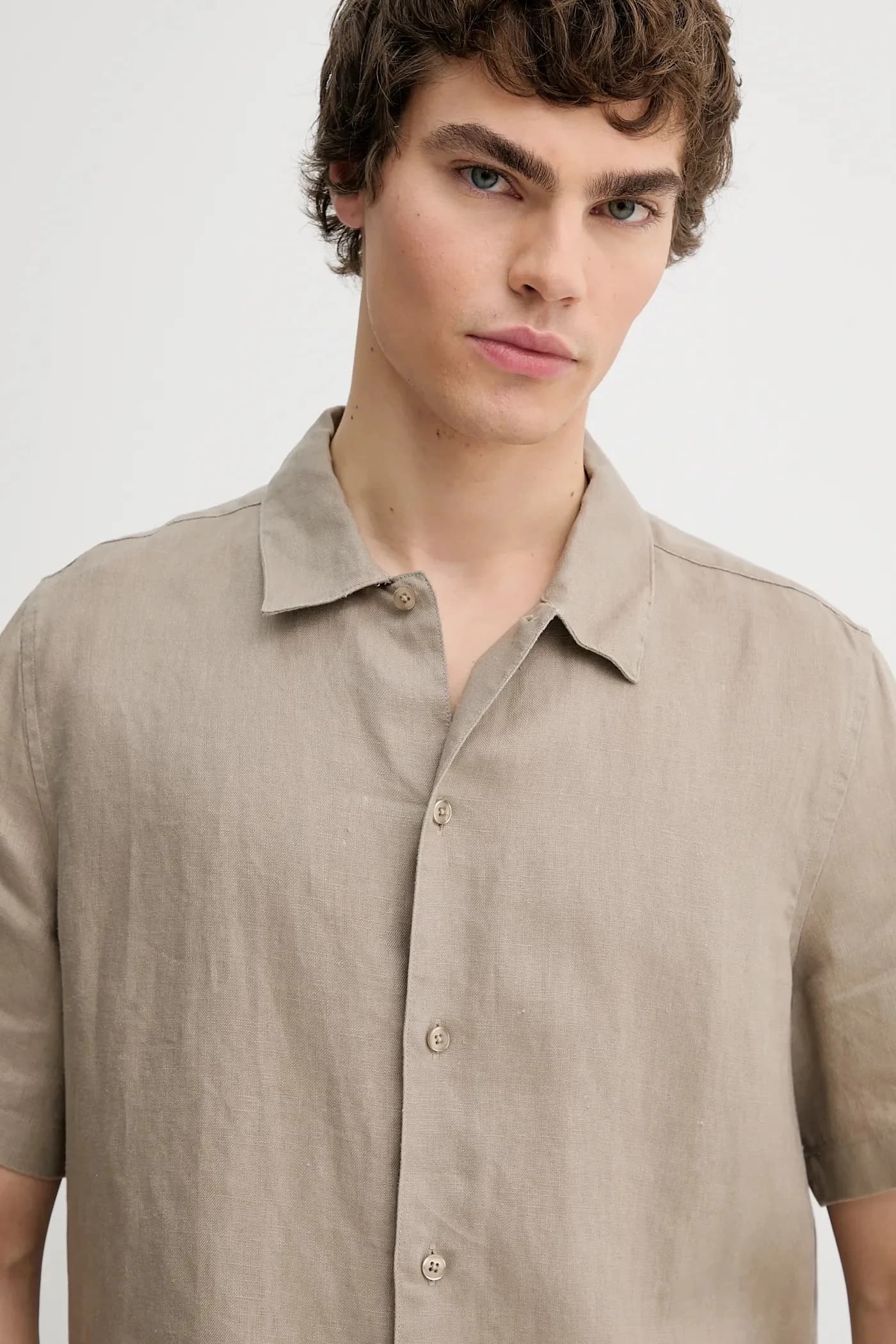 СААВАН льняная рубашка - фото 4
