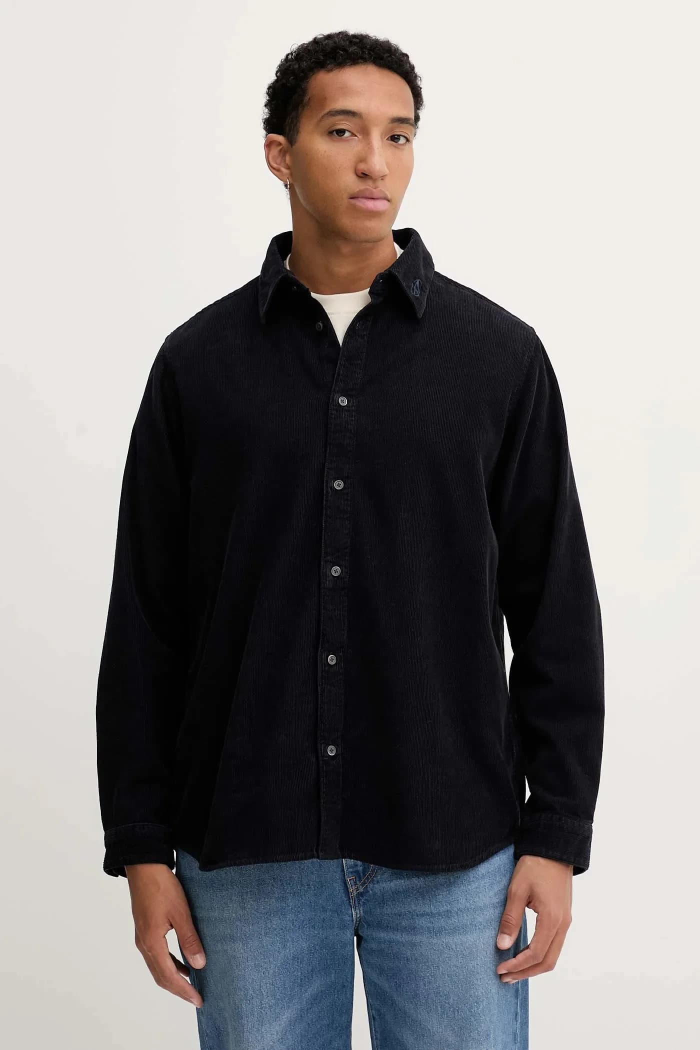 S-SIMPLY-AJFQ вельветовая рубашка