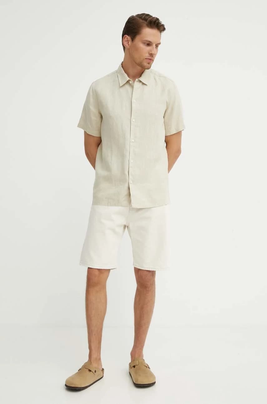 СААВАН льняная рубашка - фото 3