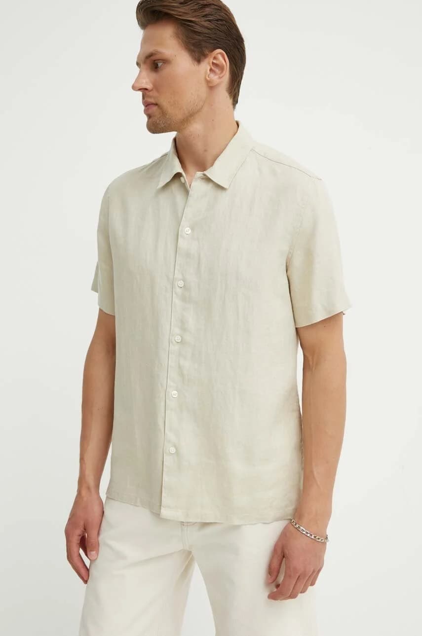 СААВАН льняная рубашка - фото 5