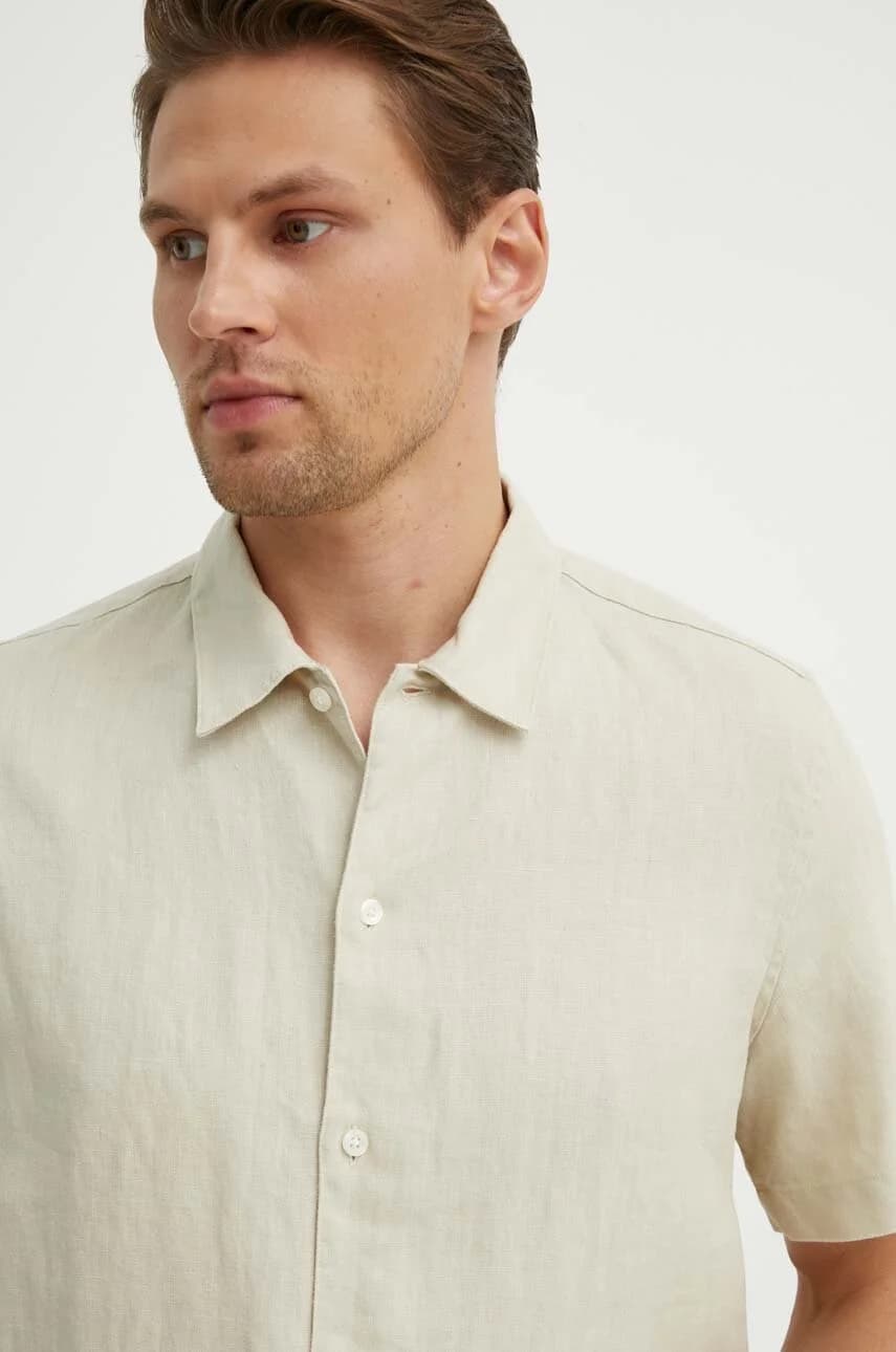 СААВАН льняная рубашка - фото 6