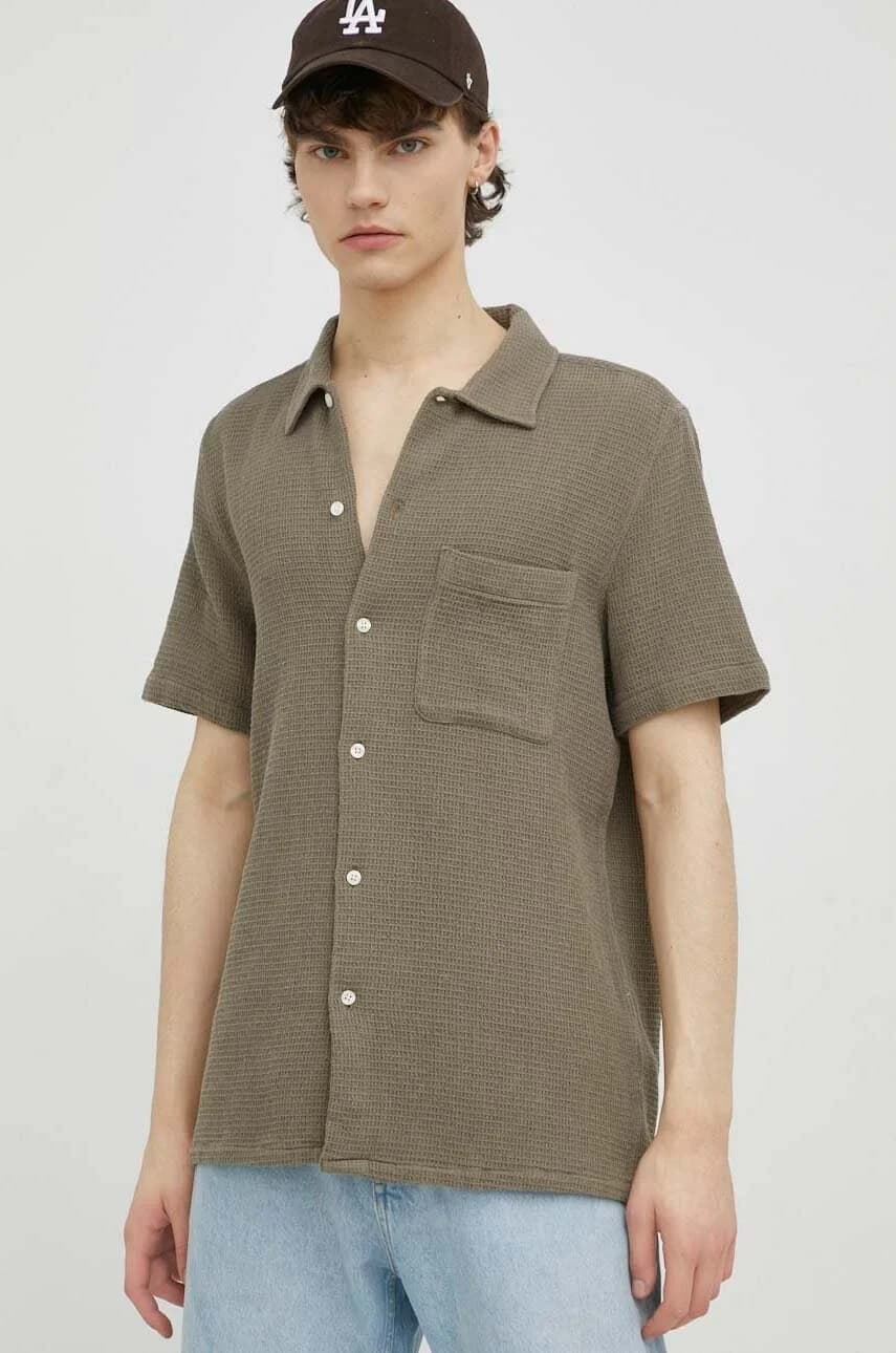 рубашка Аван из хлопка - фото 5