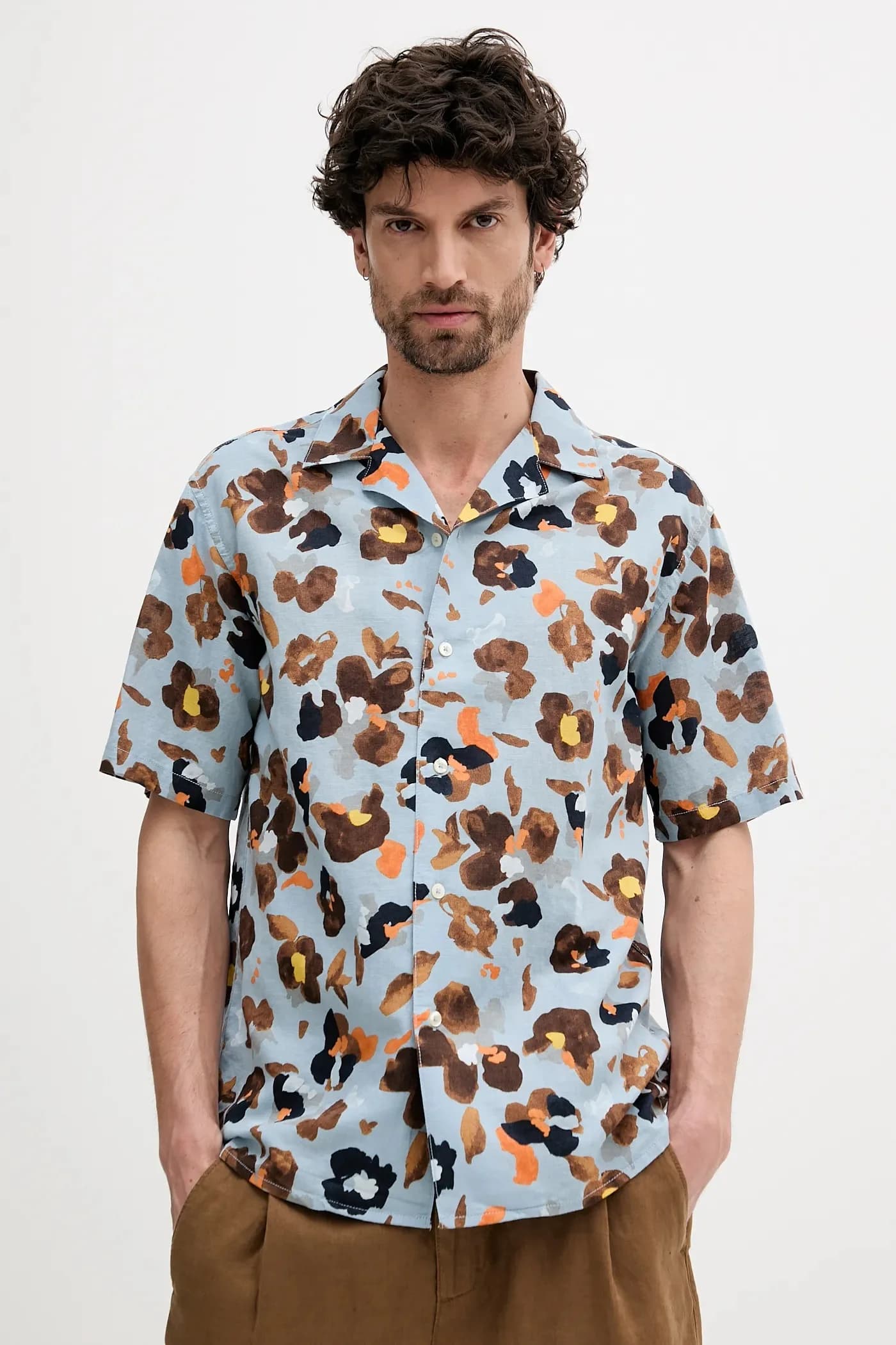 Льняная рубашка