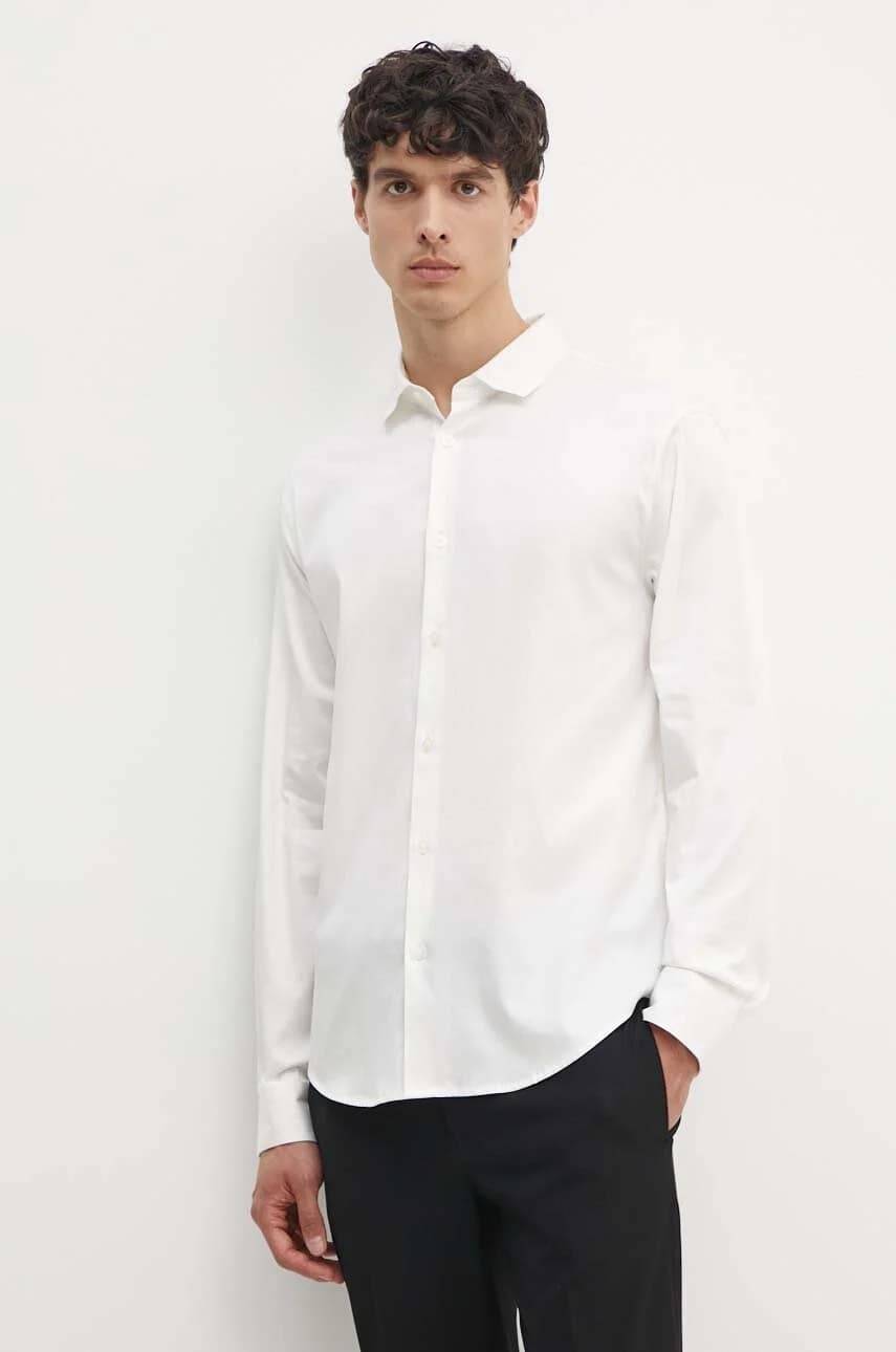 Рубашка бежевая для мужчин - фото 1