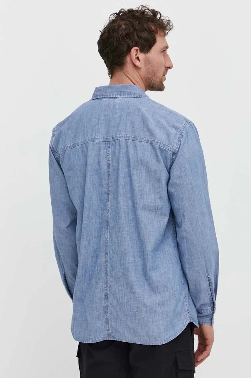 Джинсовая рубашка - фото 3