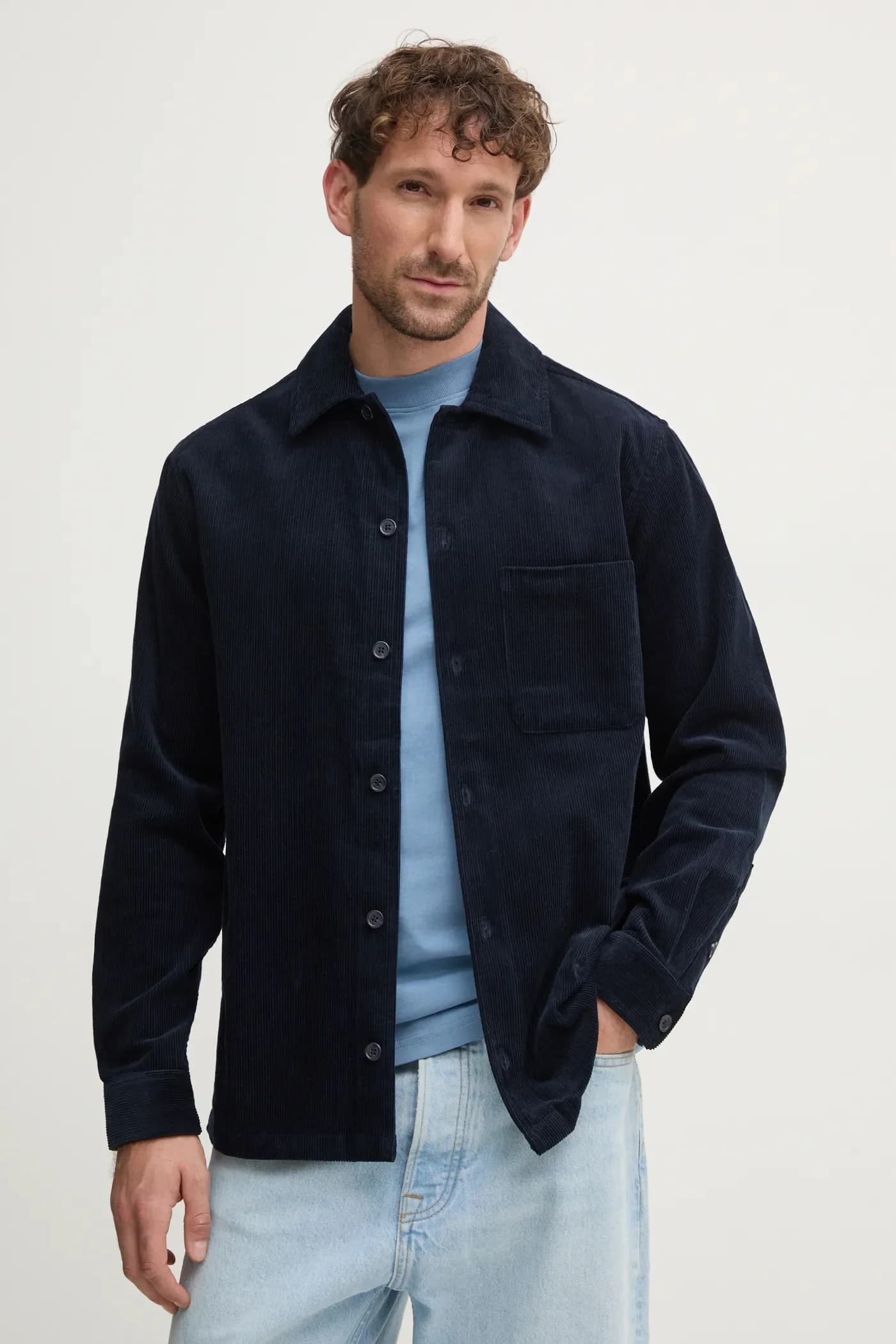 Вельветовая рубашка