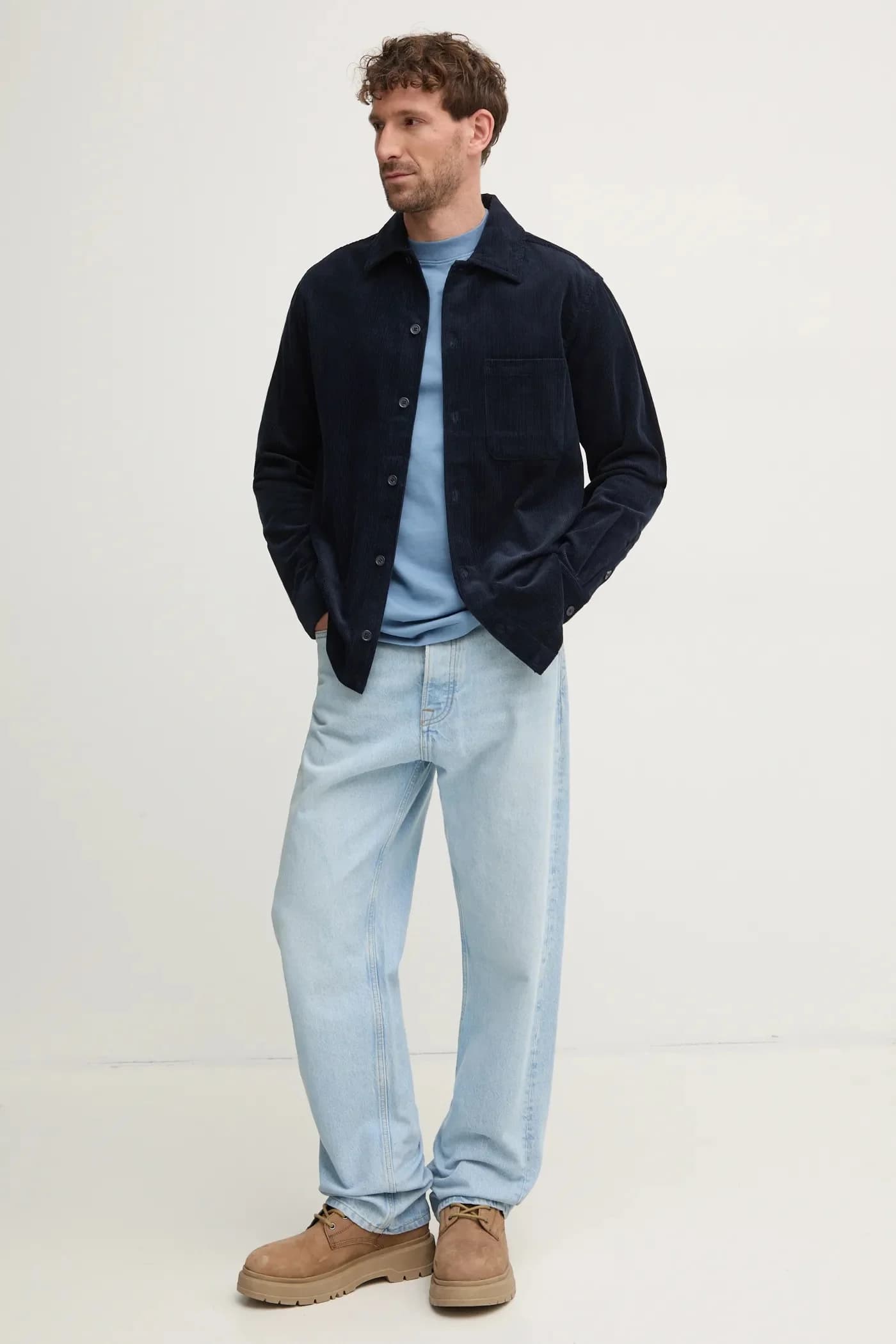 Вельветовая рубашка - фото 2