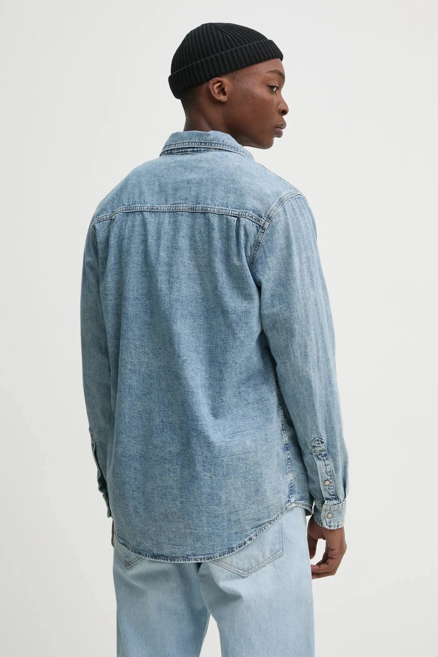 Джинсовая рубашка - фото 3