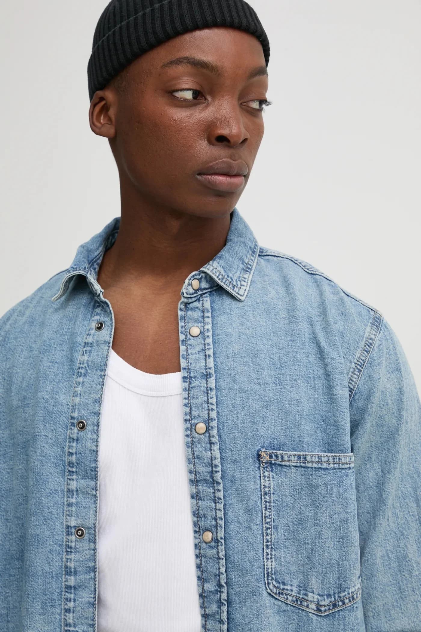 Джинсовая рубашка - фото 4