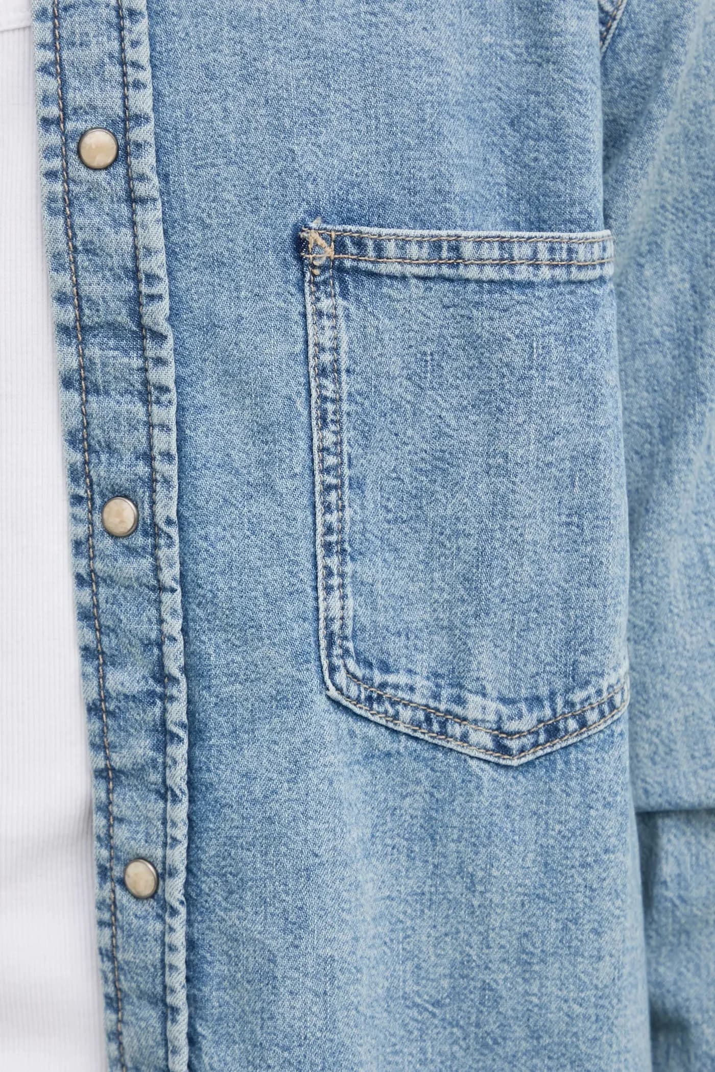 Джинсовая рубашка - фото 5