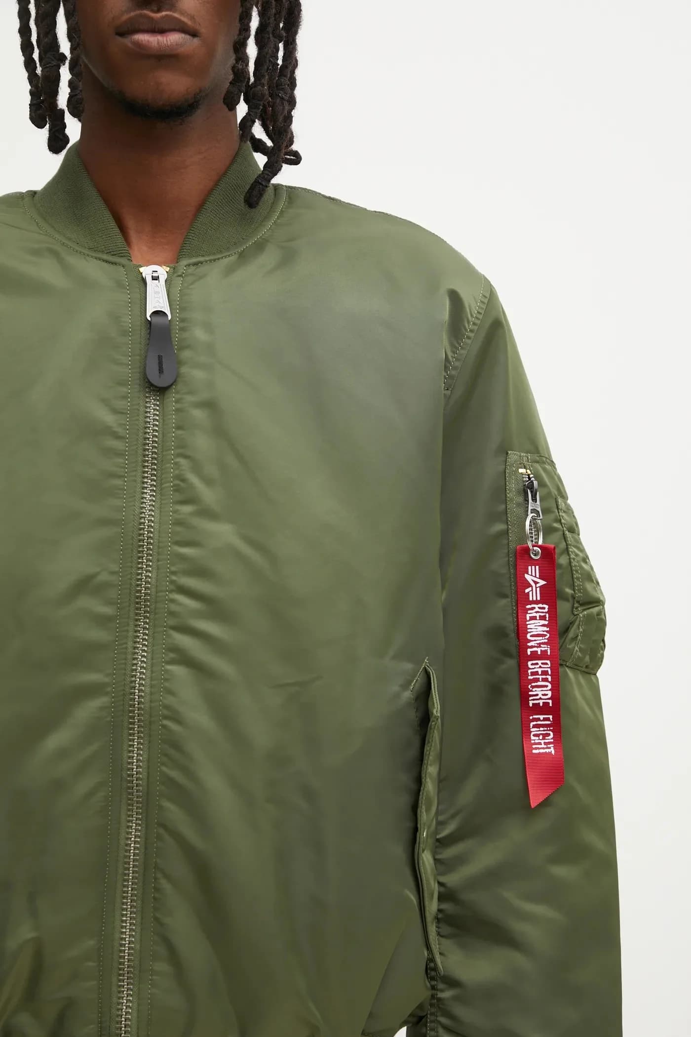 Двусторонний бомбер No Problemo x Alpha Industries No War MA-1 - фото 6