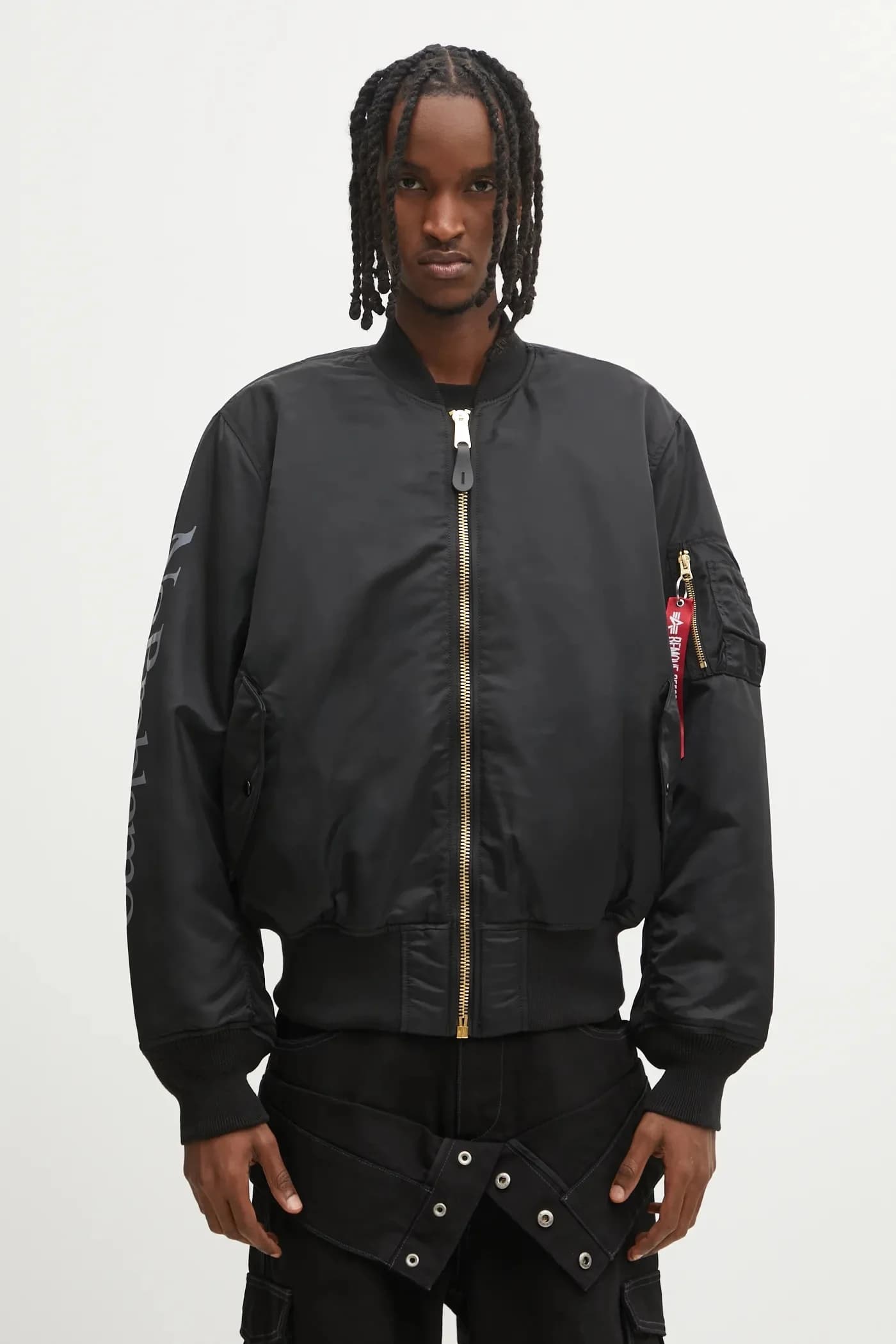 Двусторонний бомбер No Problemo x Alpha Industries No War MA-1 - фото 1