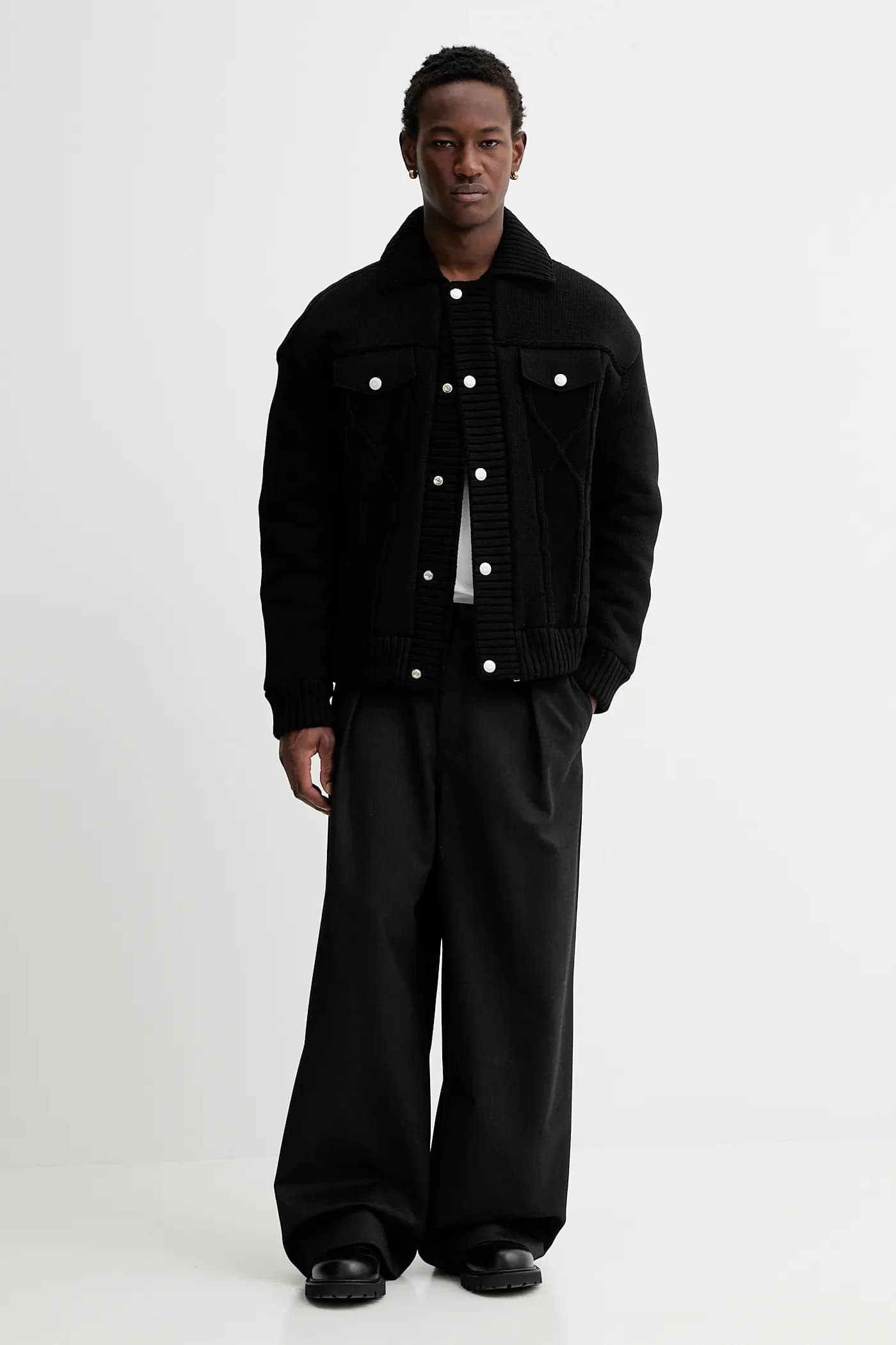 Вязаный пуховик - фото 2