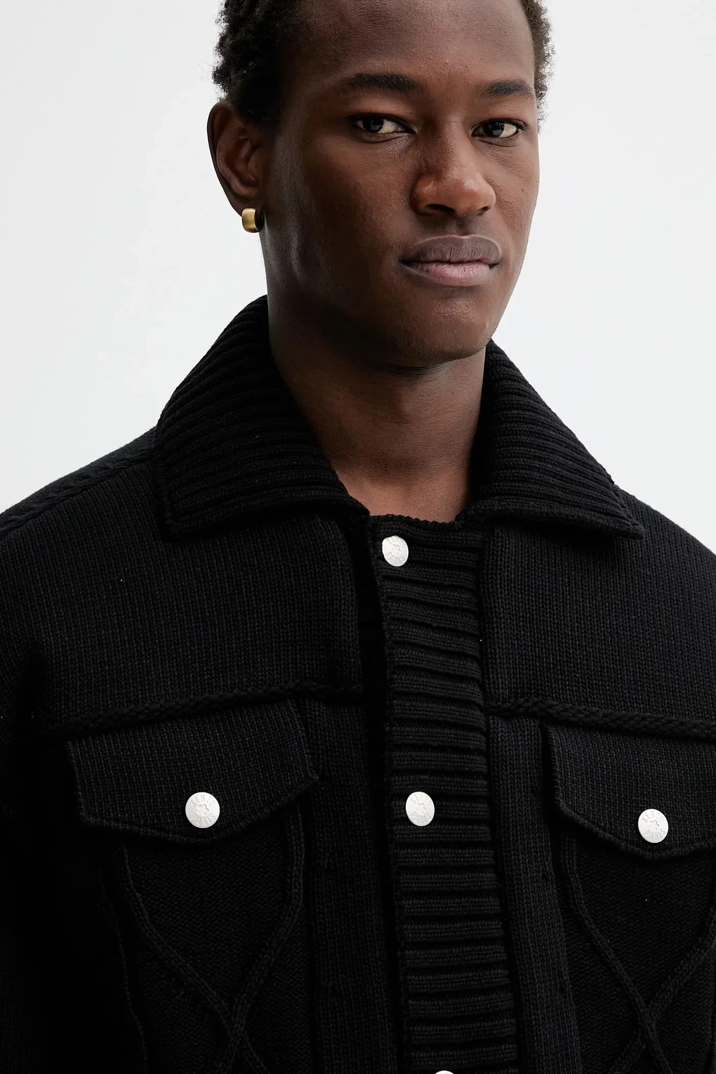 Вязаный пуховик - фото 5