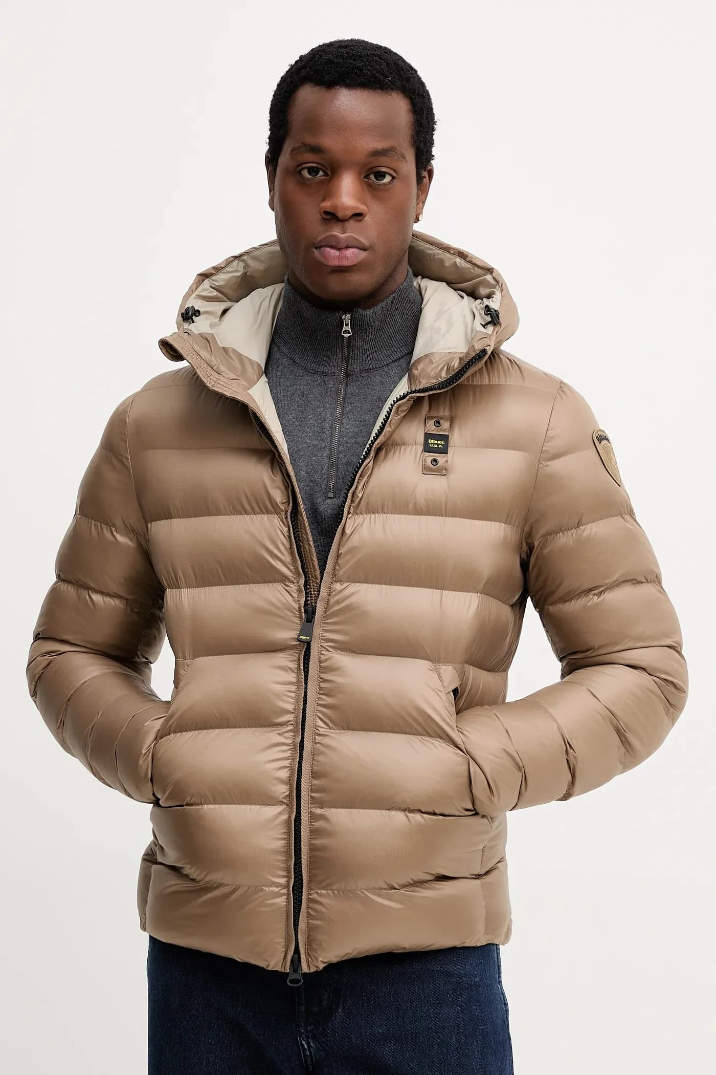 Куртка коричневая для мужчин