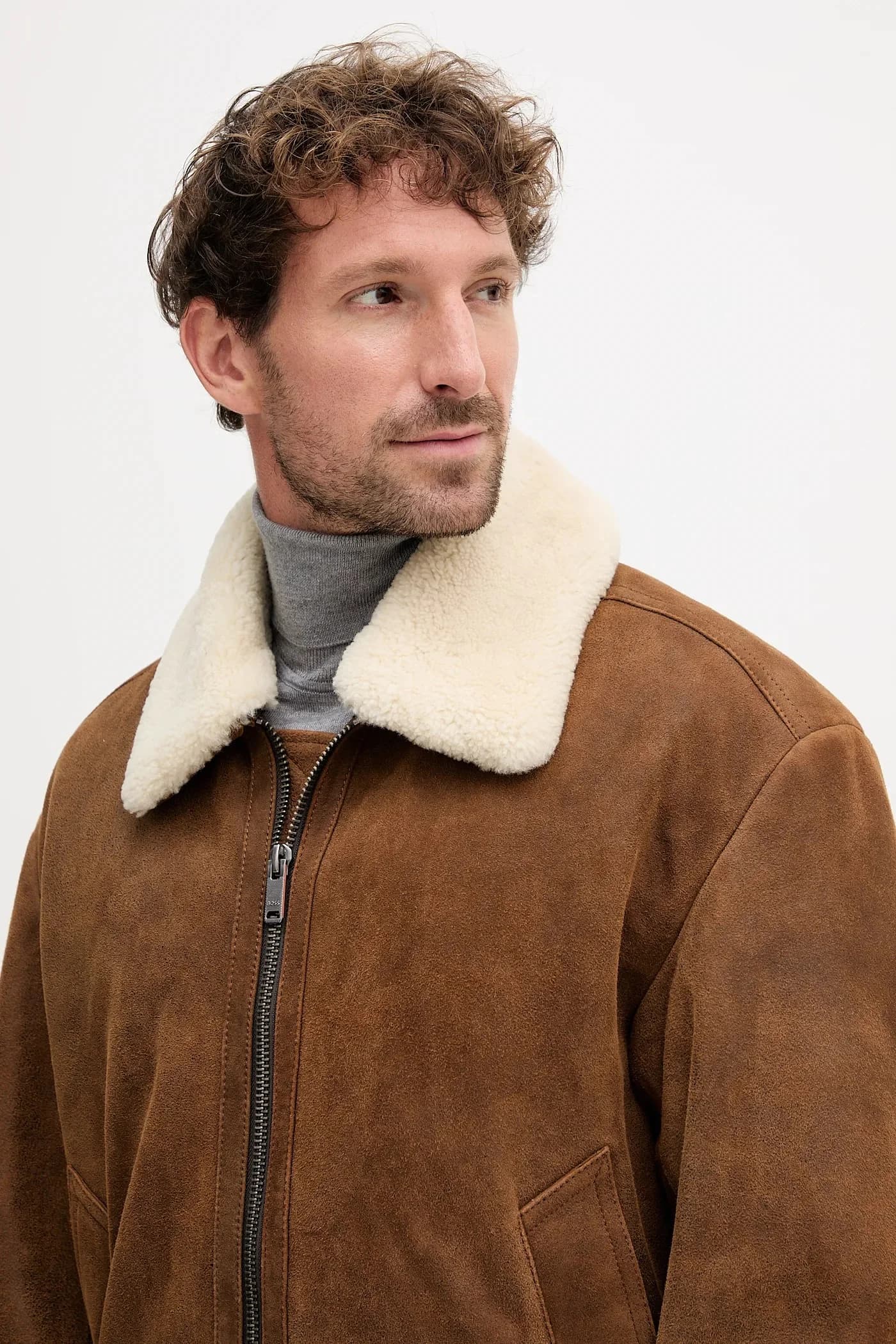 замшевая куртка Jonier - фото 4