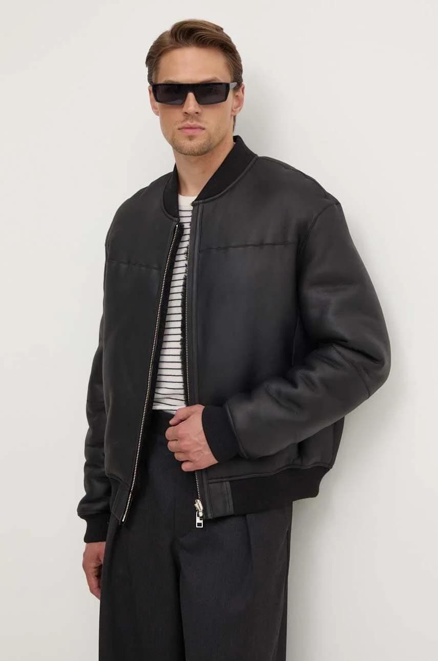 Двусторонняя кожаная куртка