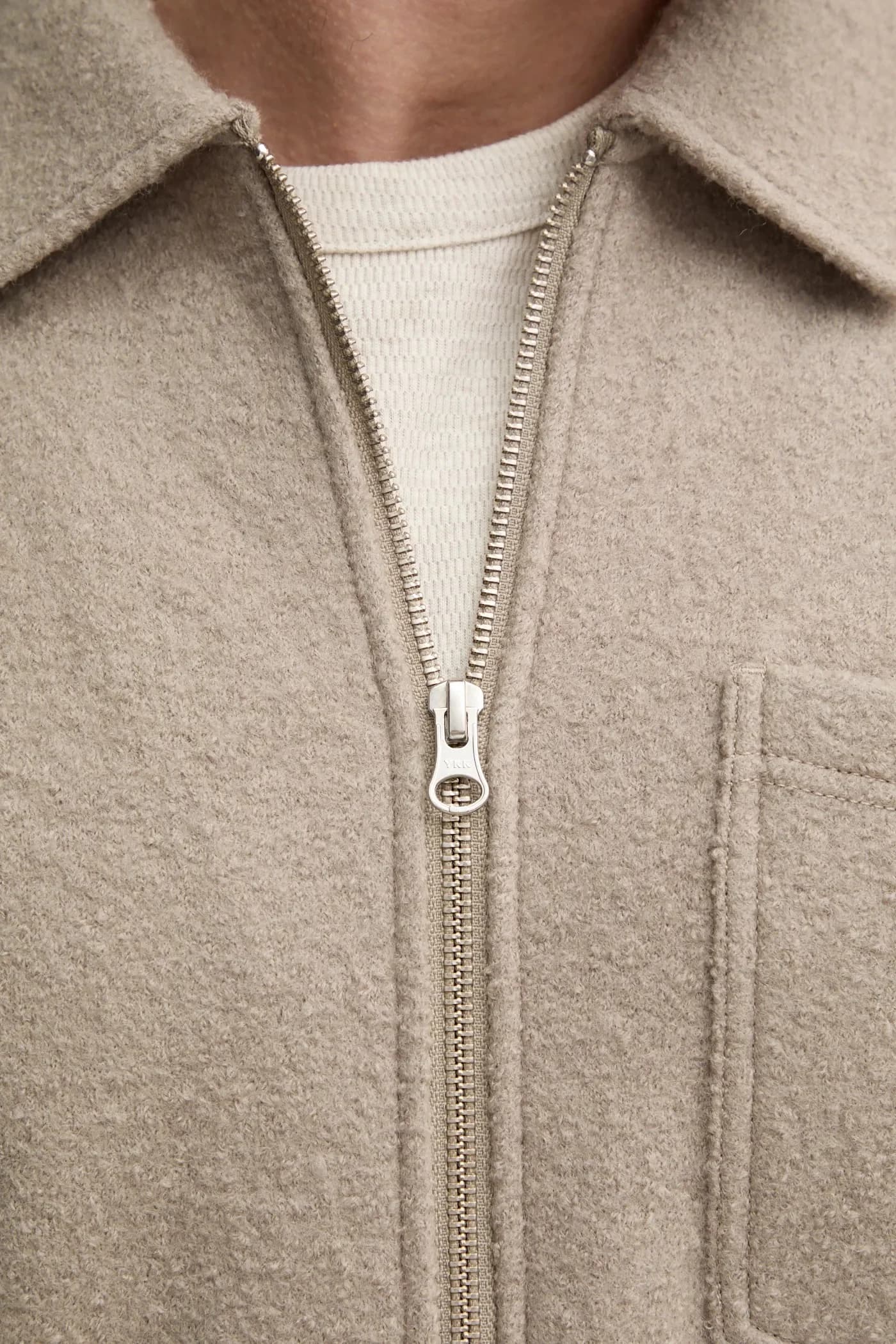 Шерстяная куртка-рубашка - фото 5