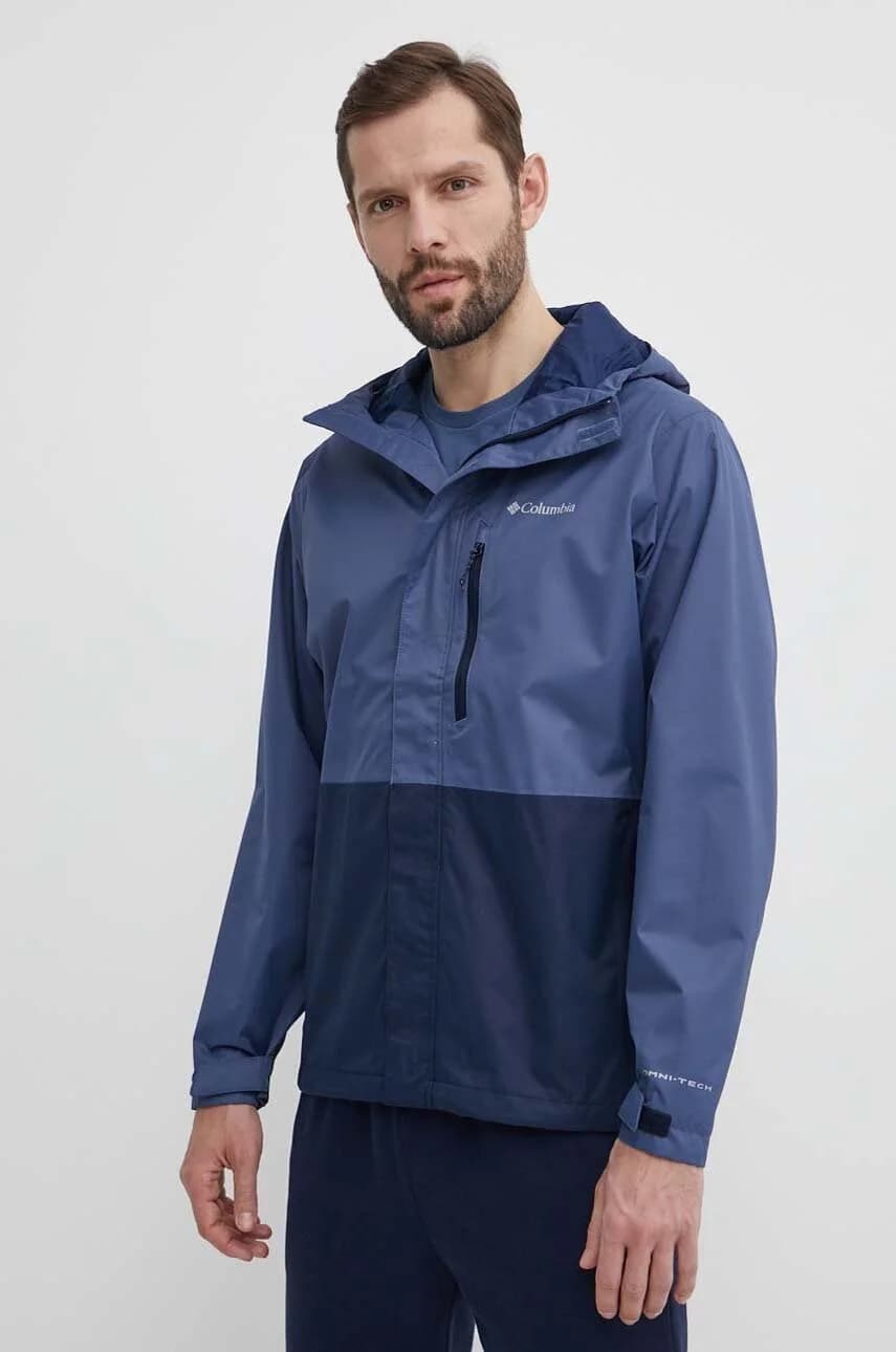 Куртка для походов и отдыха на открытом воздухе военно-морской для мужчин