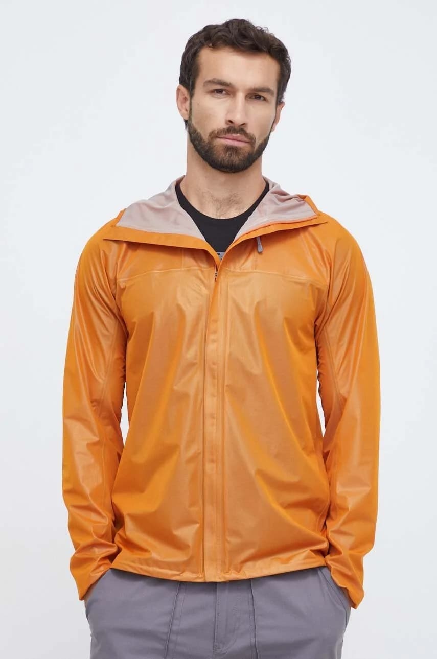 Оранжевая дождевик