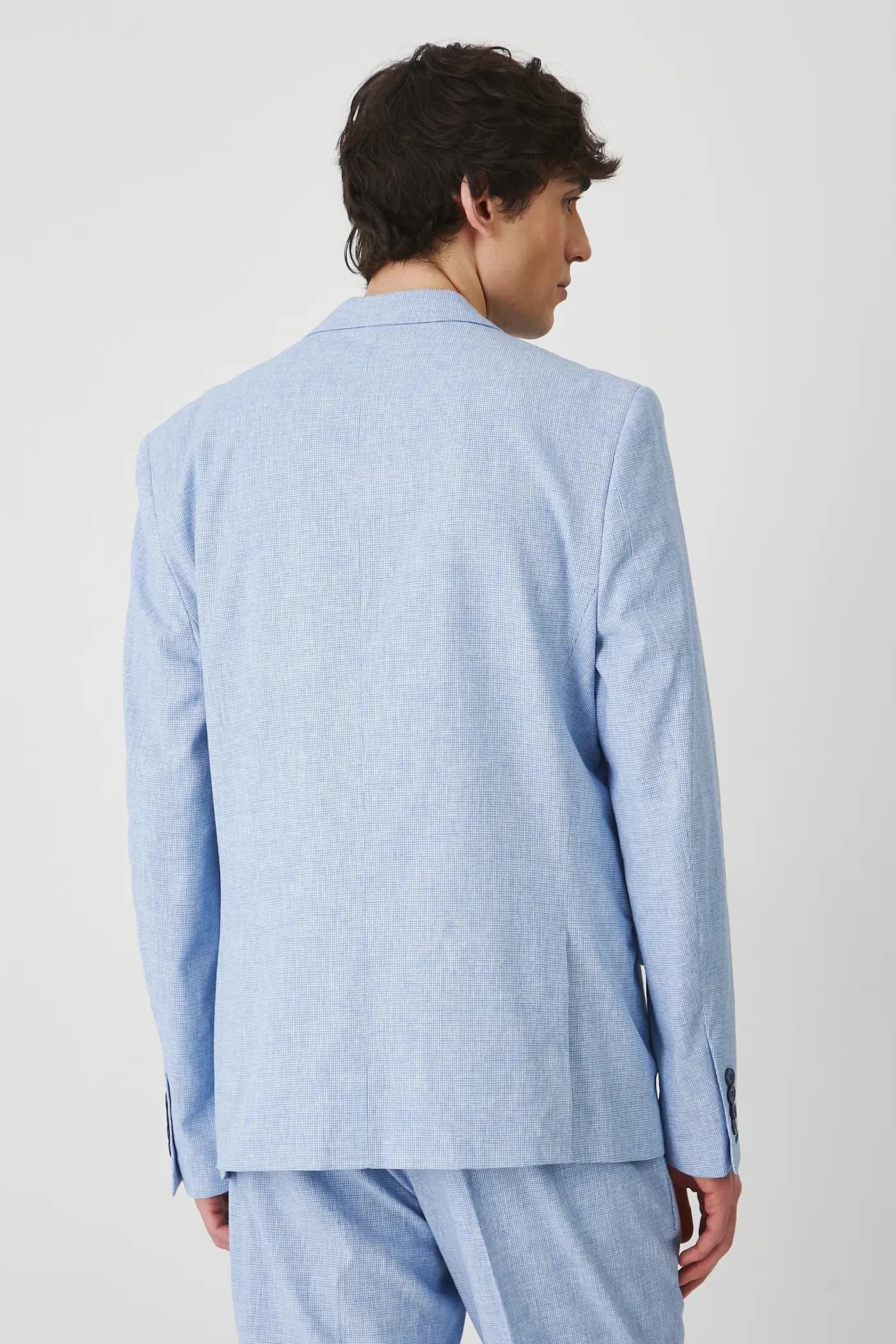 Пиджак из смесового льна - фото 3