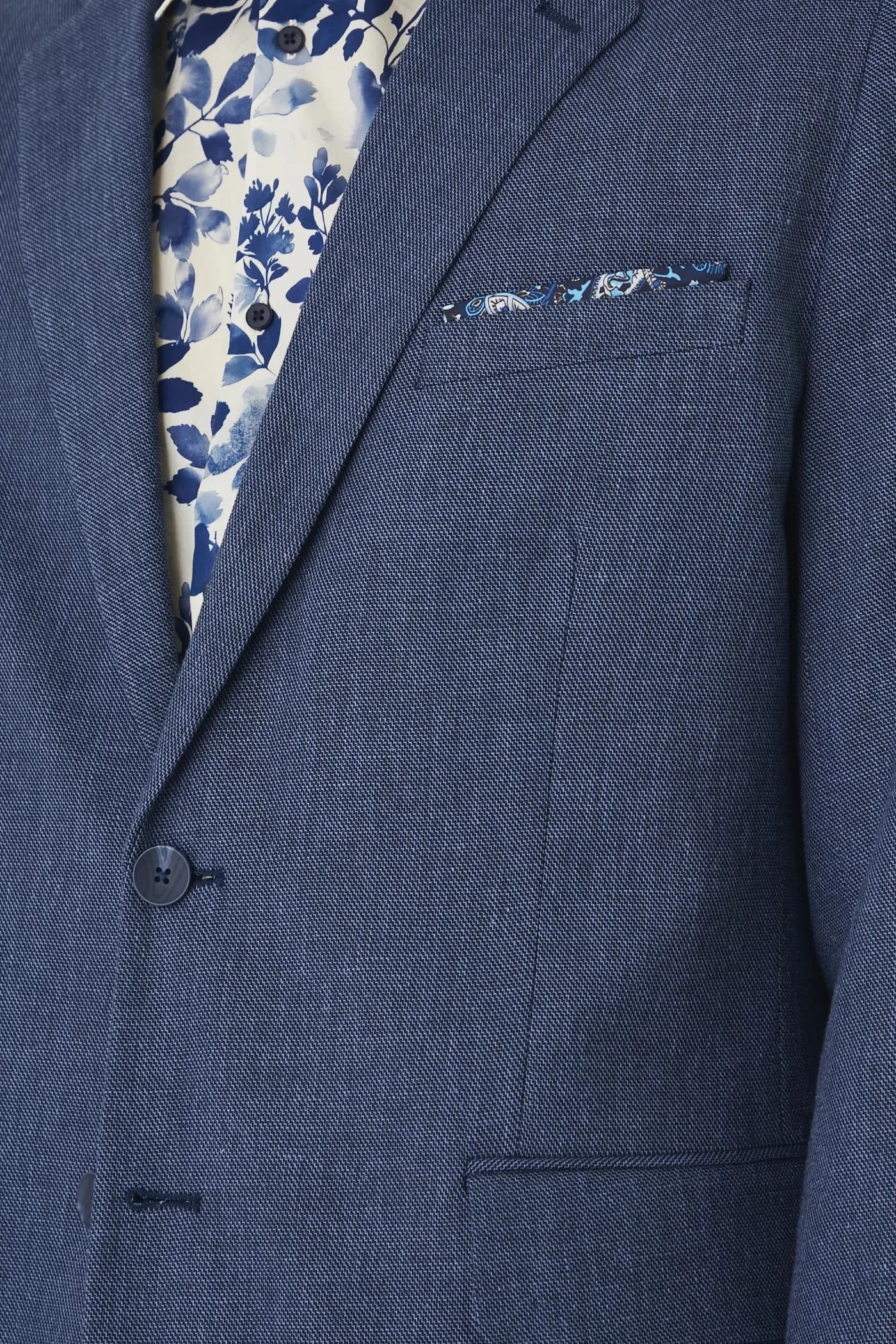 Пиджак из смесового льна - фото 5