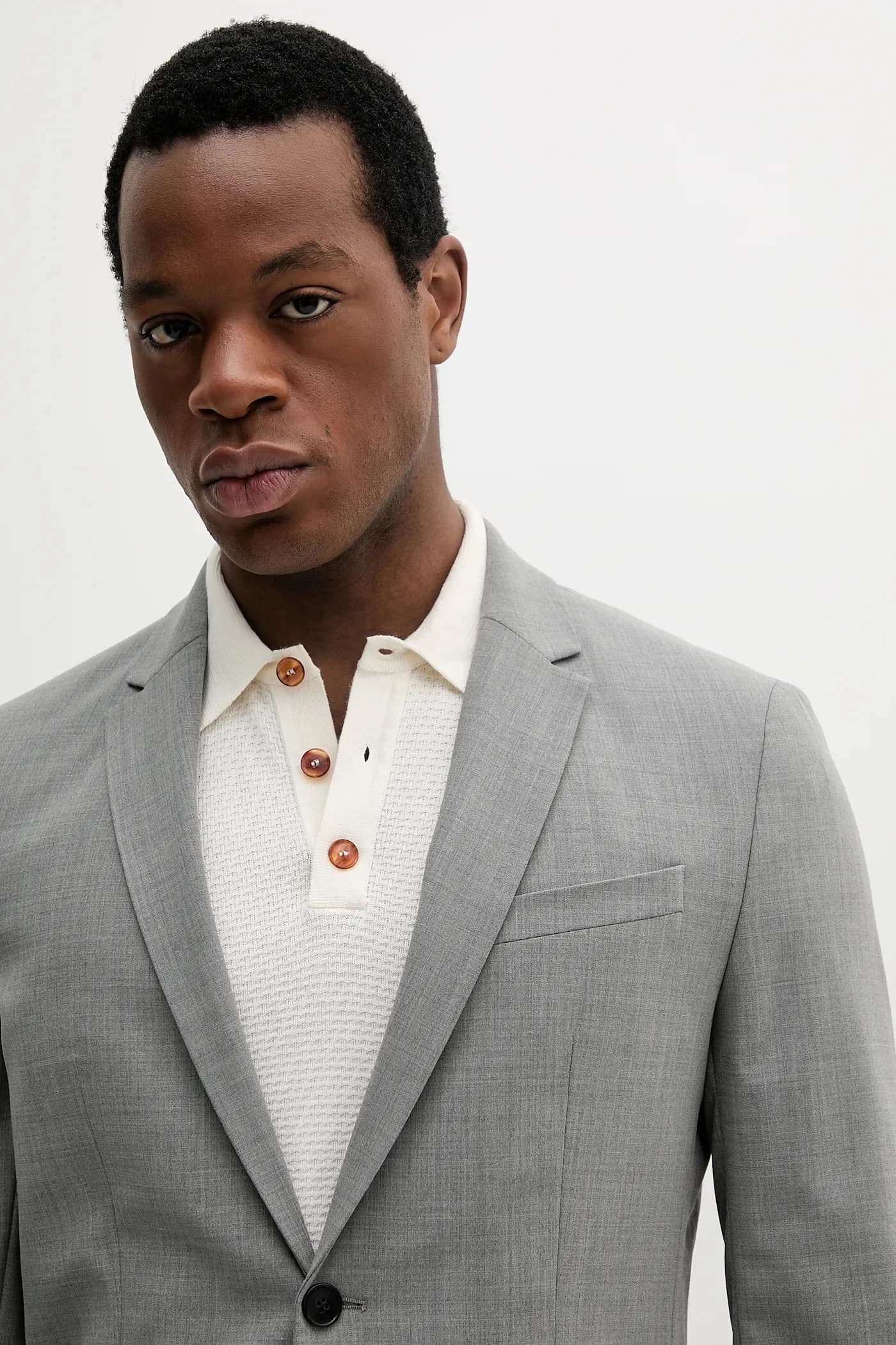 Куртка из смесовой шерсти - фото 4