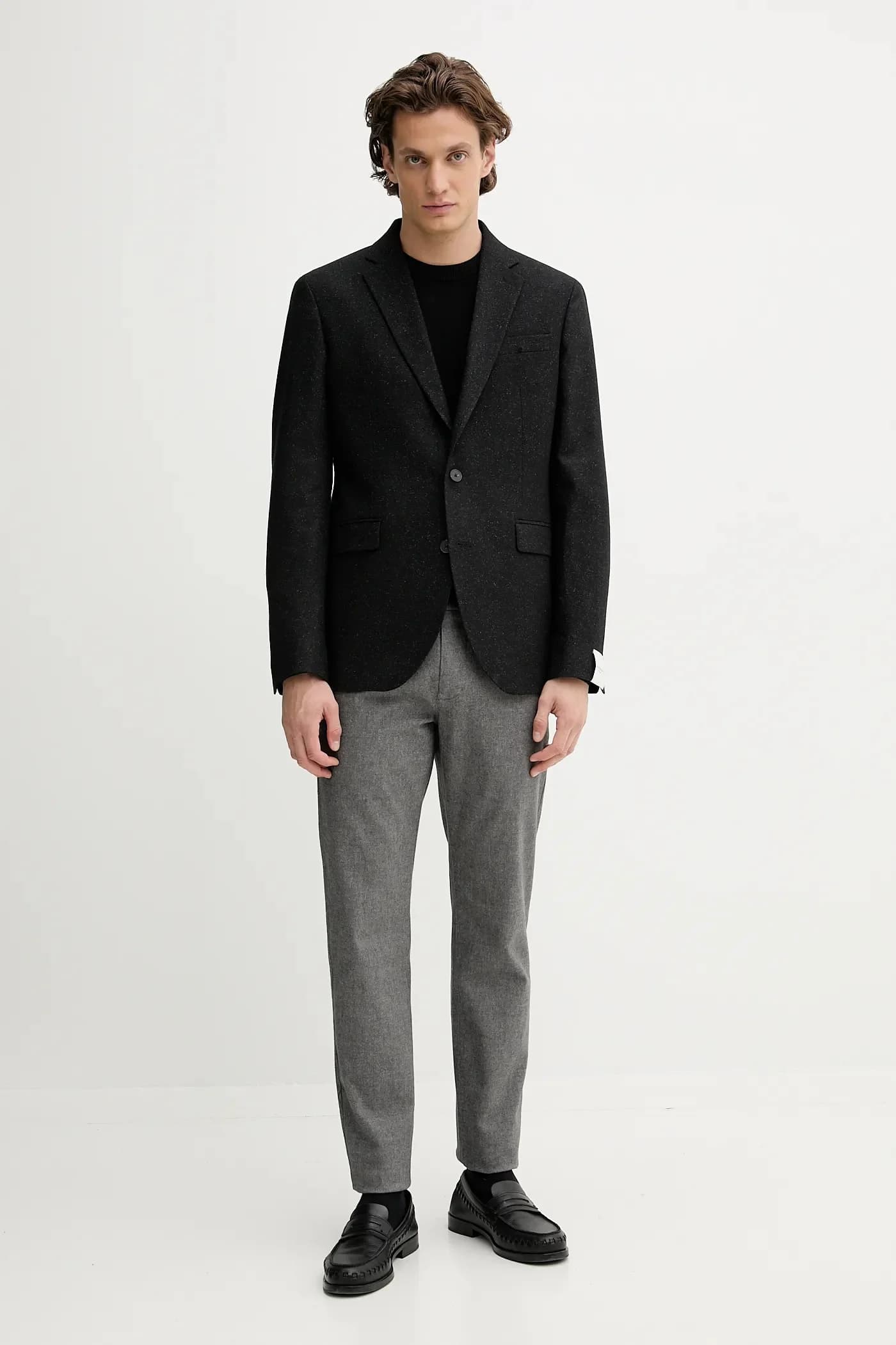 Куртка из смесовой шерсти - фото 2