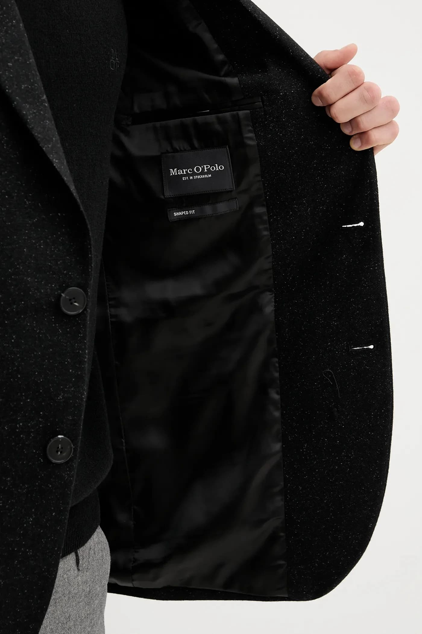 Куртка из смесовой шерсти - фото 5