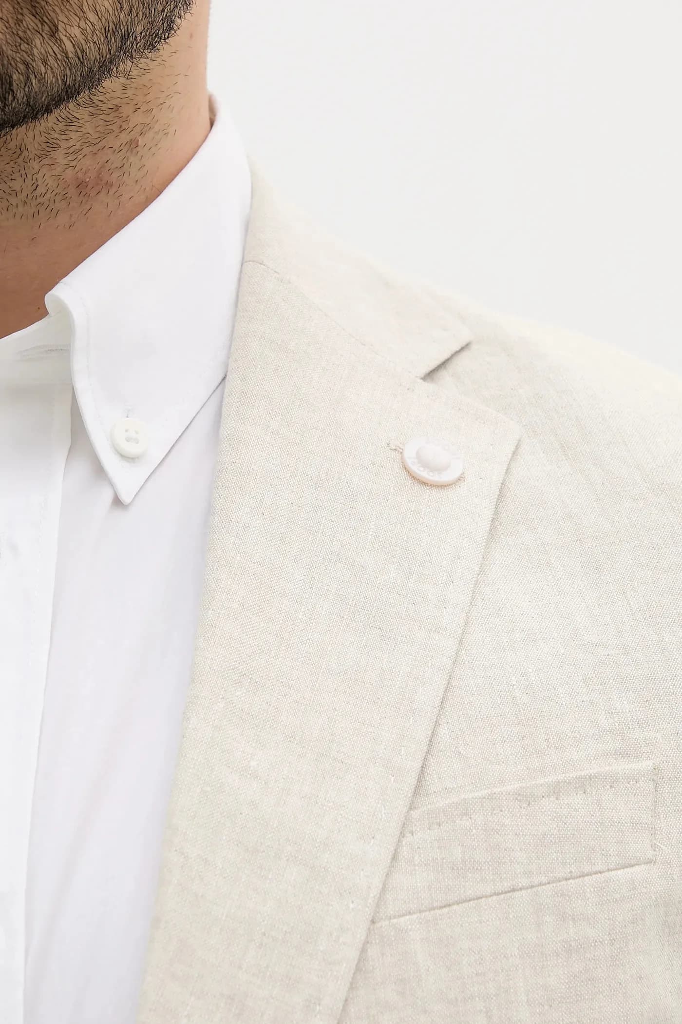 Льняная куртка - фото 5