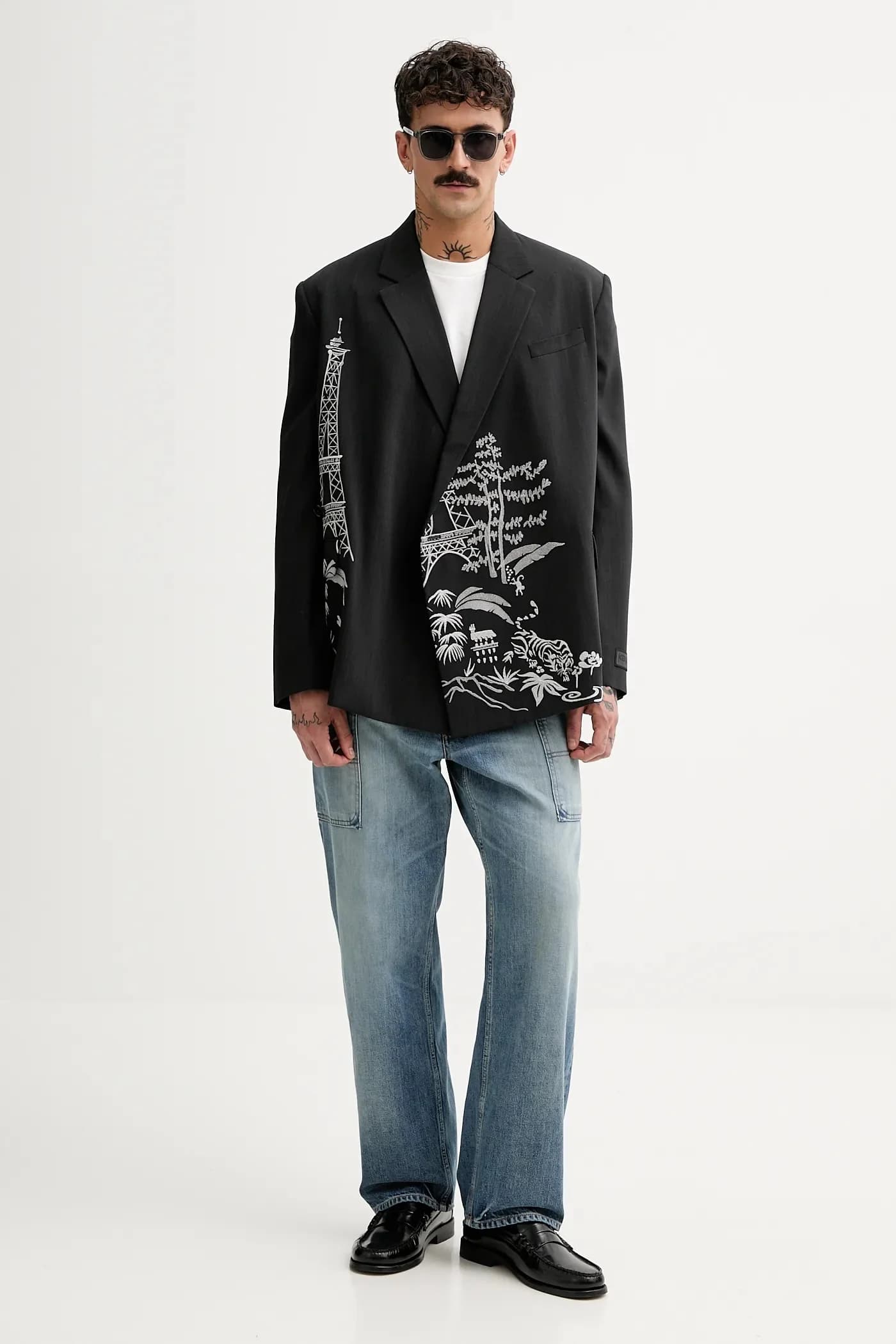 Куртка из смесовой шерсти - фото 2