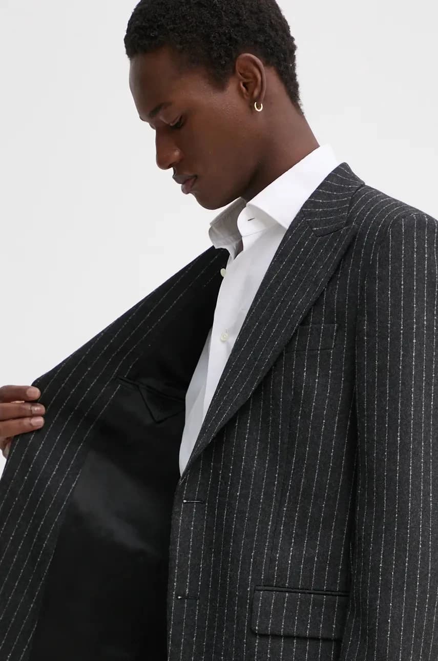 Куртка из смесовой шерсти - фото 6